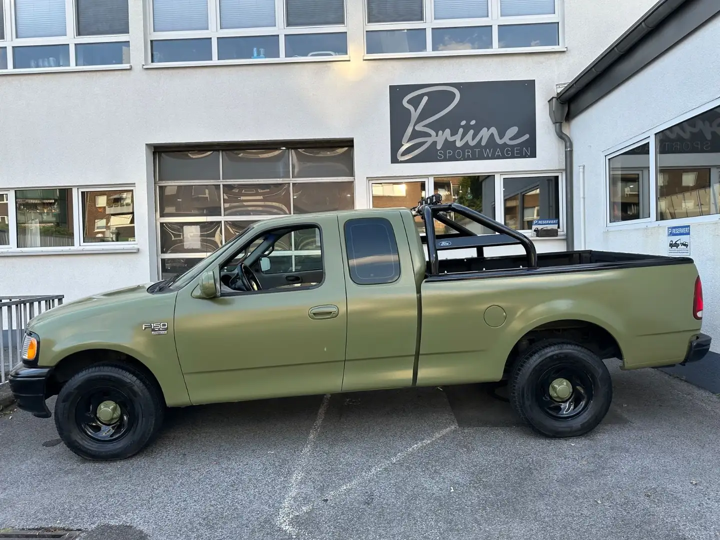 Ford F 150 XL V8 KLIMA/AHK/TÜV NEU/LKW-ZUL./DVD/ Grün - 2