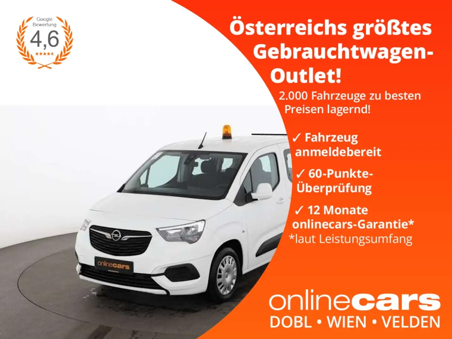 Opel Combo E 1.2 Turbo Life KLIMA-ANLAGE TEMPOMAT Weiß - 1