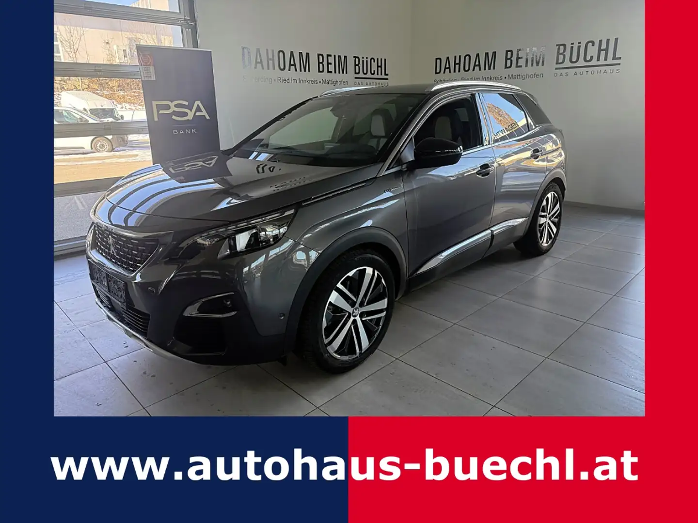 Peugeot 3008 Hybrid4 300 PHEV e-EAT8 GT Aut. Grau - 1