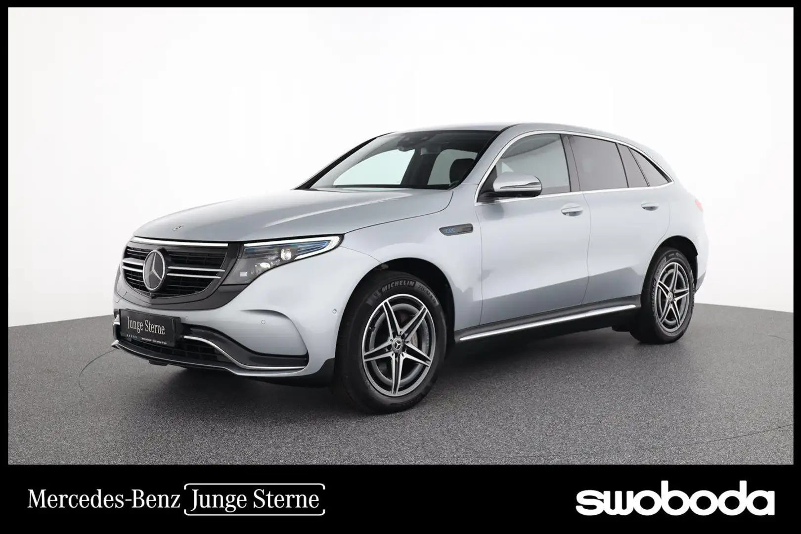 Mercedes-Benz EQC 400 4M AMG Line LED NAVI AHK Kamera Distronic Silber - 1