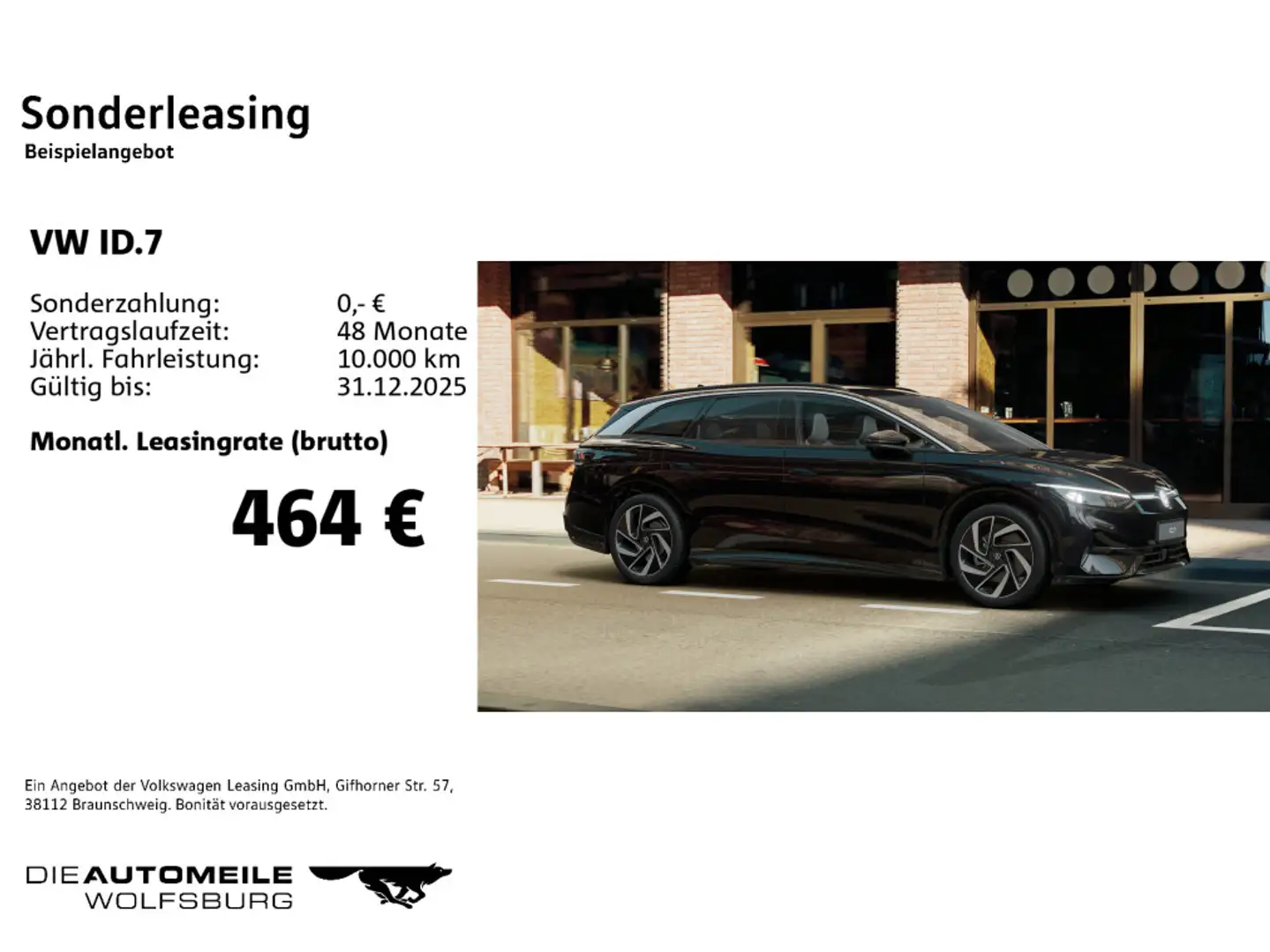 Volkswagen ID.7 Tourer Pro AHK/Matrix/H+K/DCC/TravelAssist Schwarz - 2