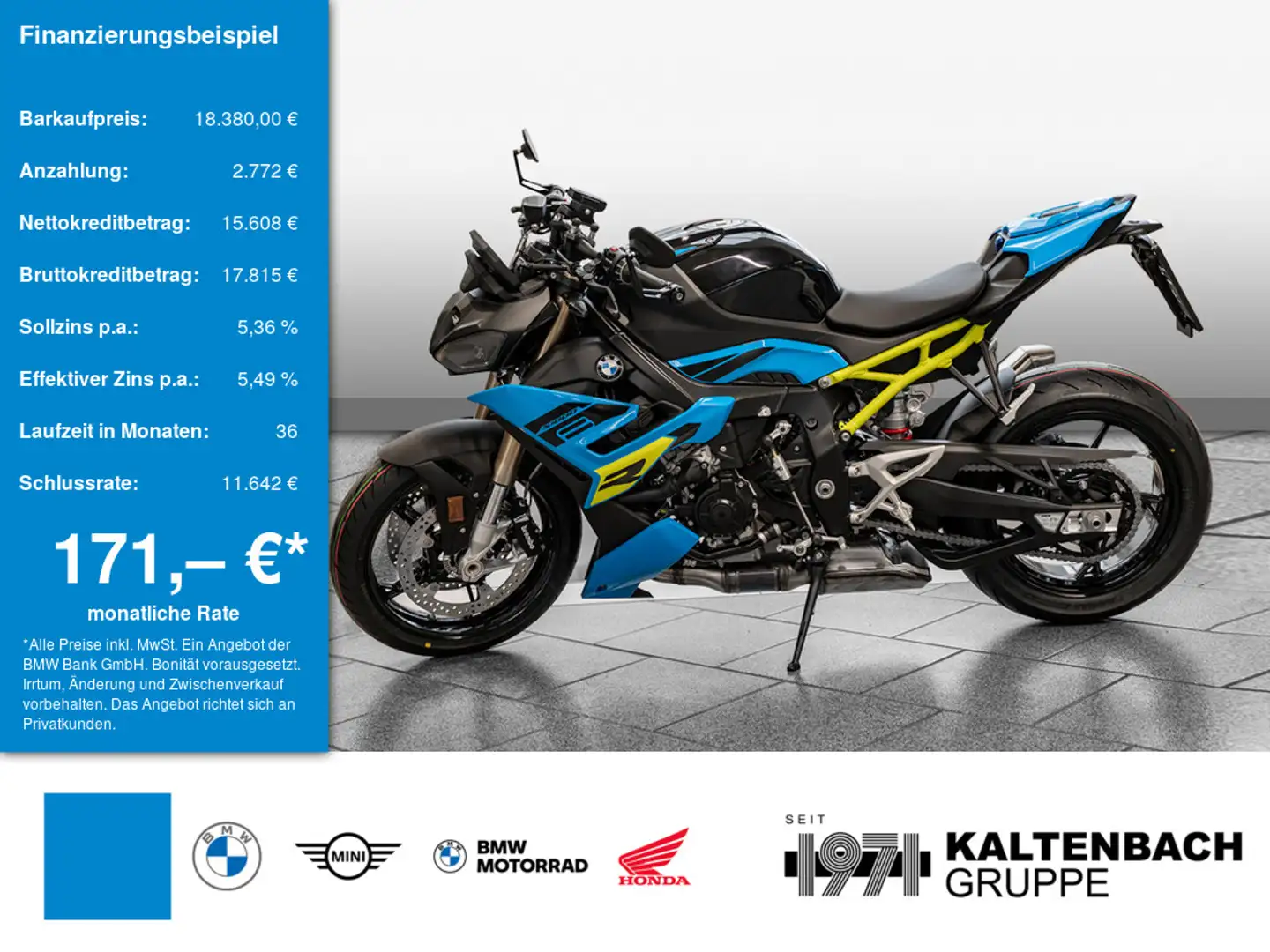 BMW S 1000 R Sport KOMFORT-P. DYNAMIC-P. LED Albastru - 1