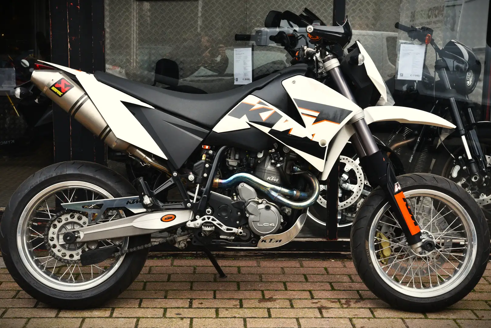KTM 640 LC 4 SUPERMOTO ***MOTO VERTE*** Blanc - 2