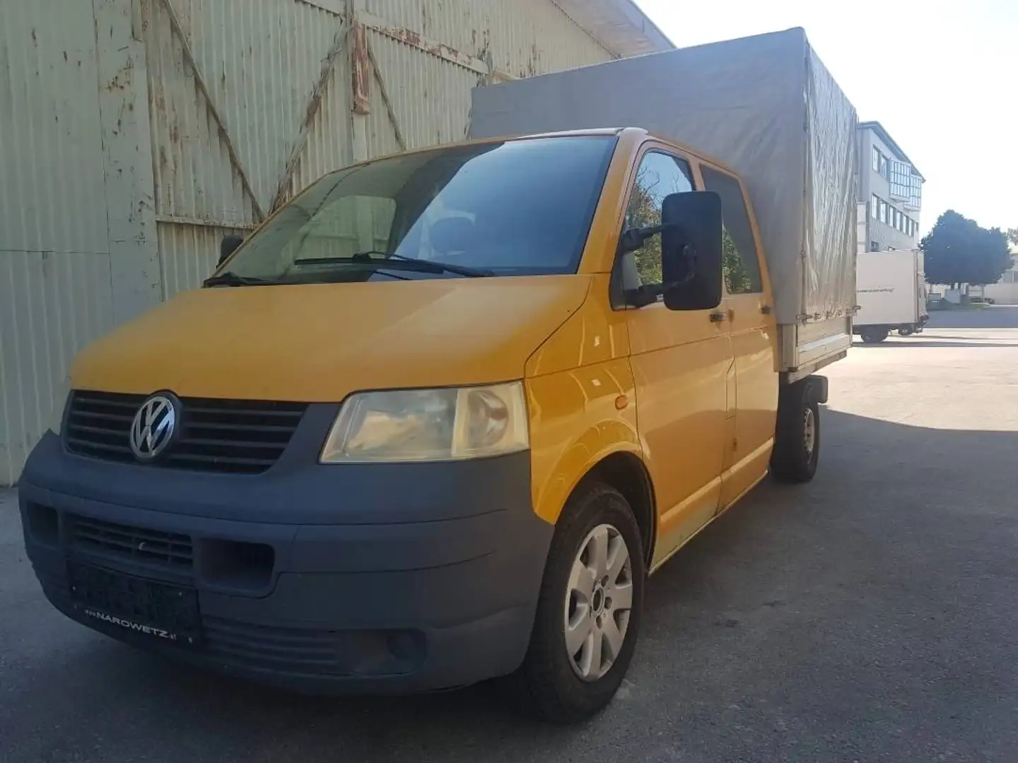 Volkswagen T5 Pritsche Doka 1,9TDI Gelb - 2