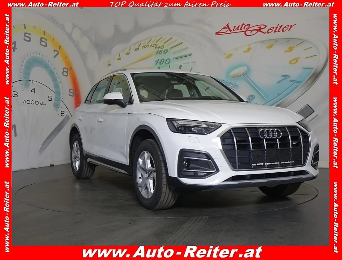 Audi Q5 40 TDI quattro S-tronic *LED, AHK, ALLRAD* Weiß - 1