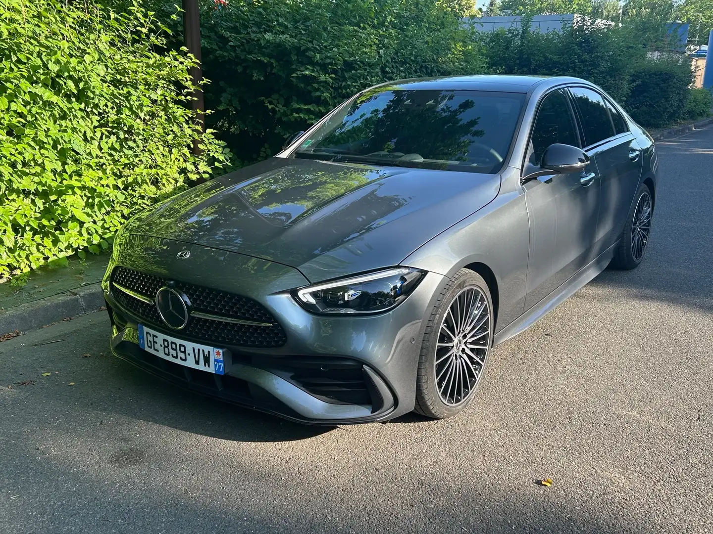 Mercedes-Benz C 220 Classe C 220 d 9G-Tronic 4Matic AMG Line Gris - 2