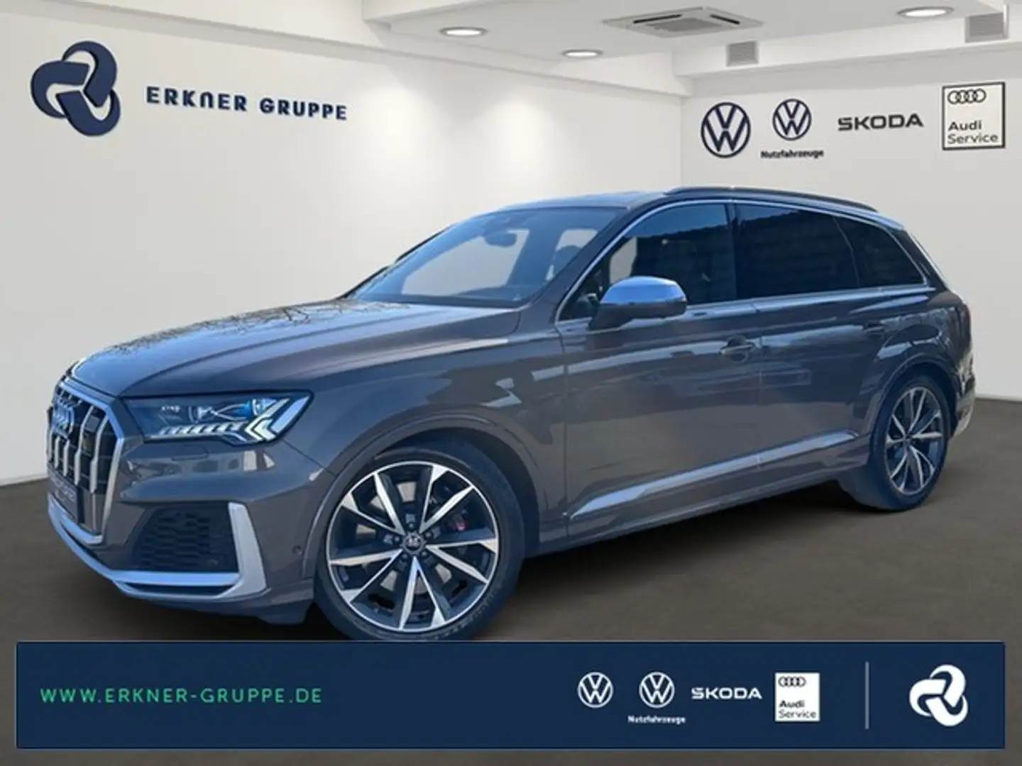 Audi SQ7 4.0TFSI QU. HEADUP+PANO+STNDHZ+B&O+RAUTE+++ Braun - 1