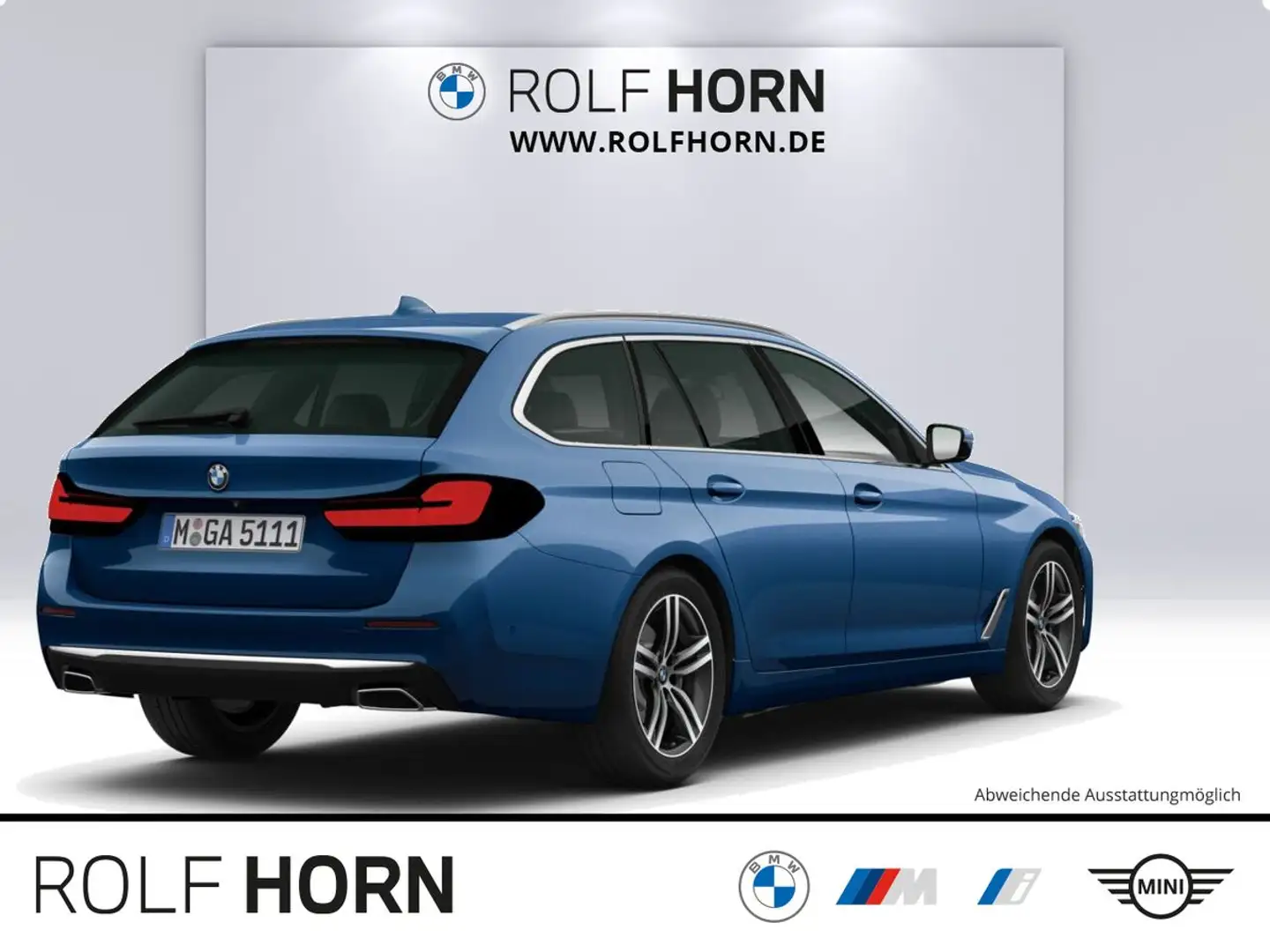 BMW 530 i Touring Luxury Line HeadUp Laser Rkam 18" Blau - 2