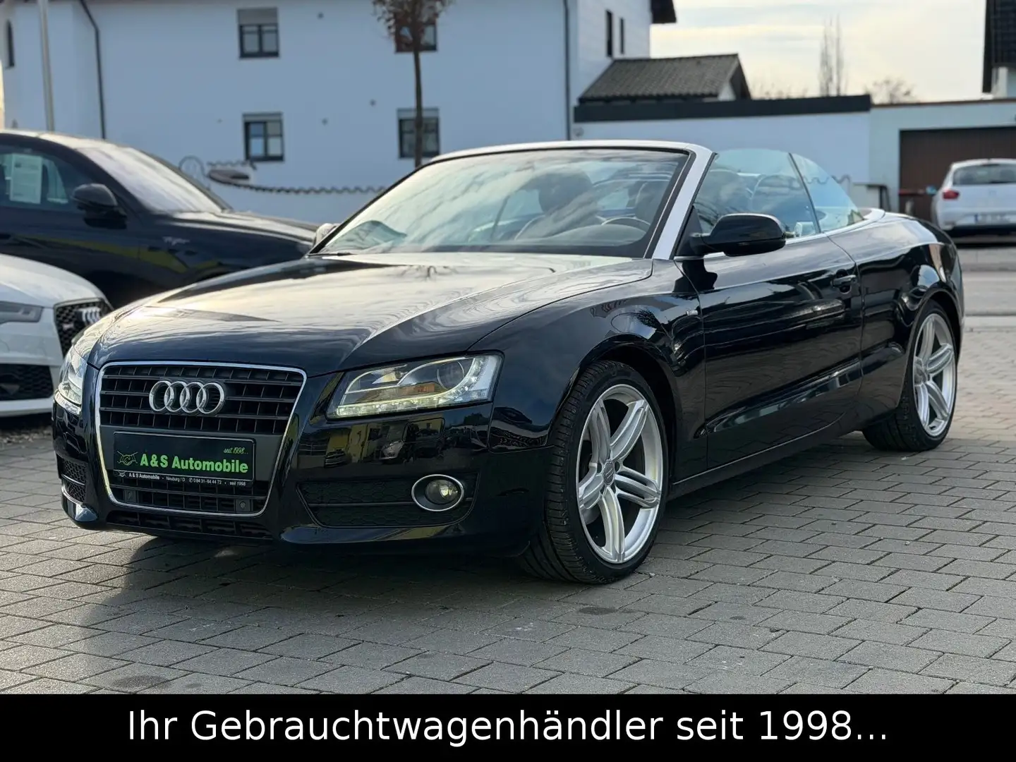 Audi A5 Cabriolet 1.8 TFSI S-Line Sportpaket BI-XENON Noir - 2