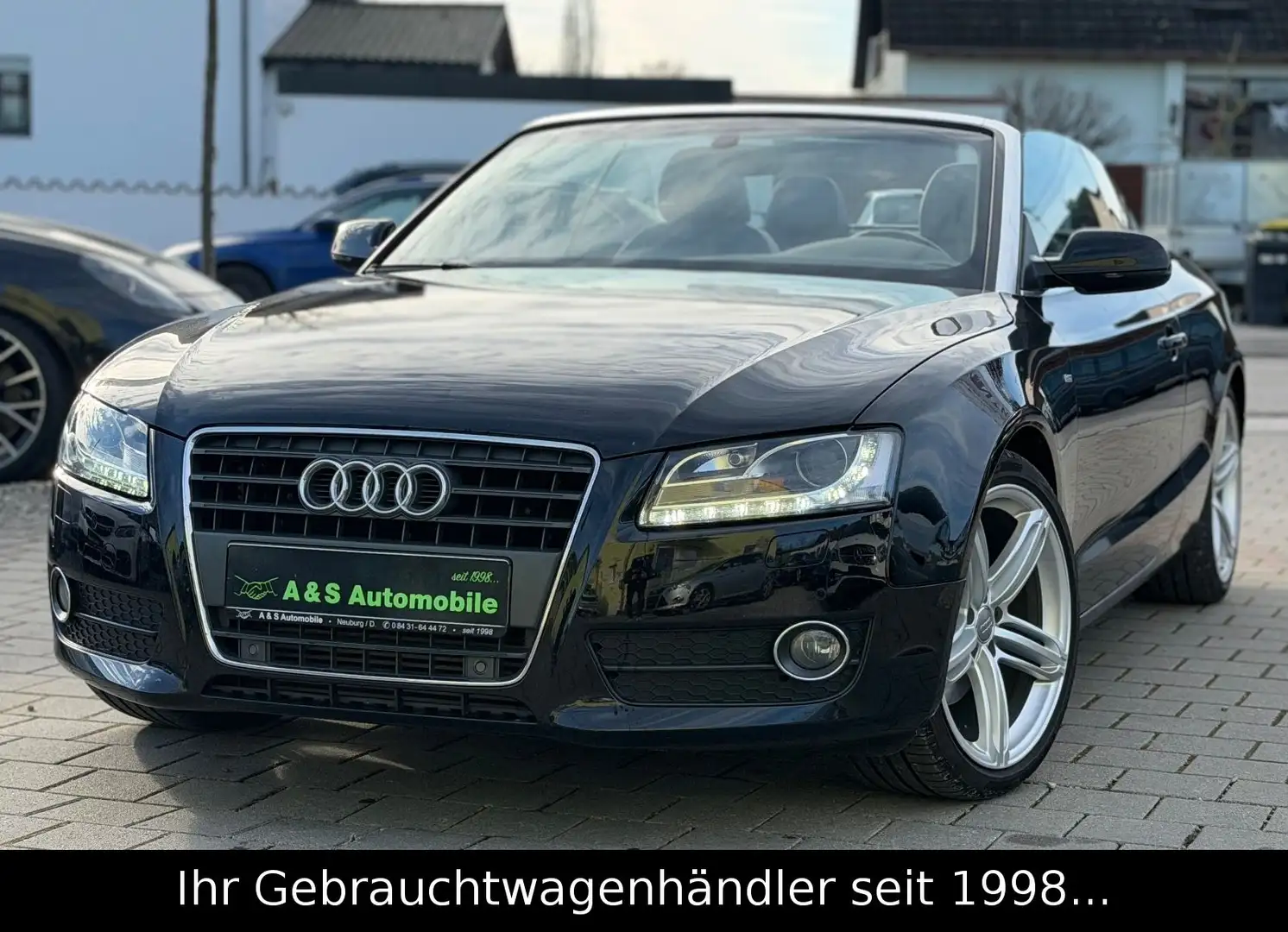 Audi A5 Cabriolet 1.8 TFSI S-Line Sportpaket BI-XENON Noir - 1