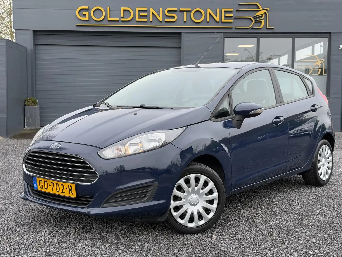 Ford Fiesta 1.0 Style 2e Eigenaar,Navi,Airco,Bluetooth,Elek ra Blauw - 1
