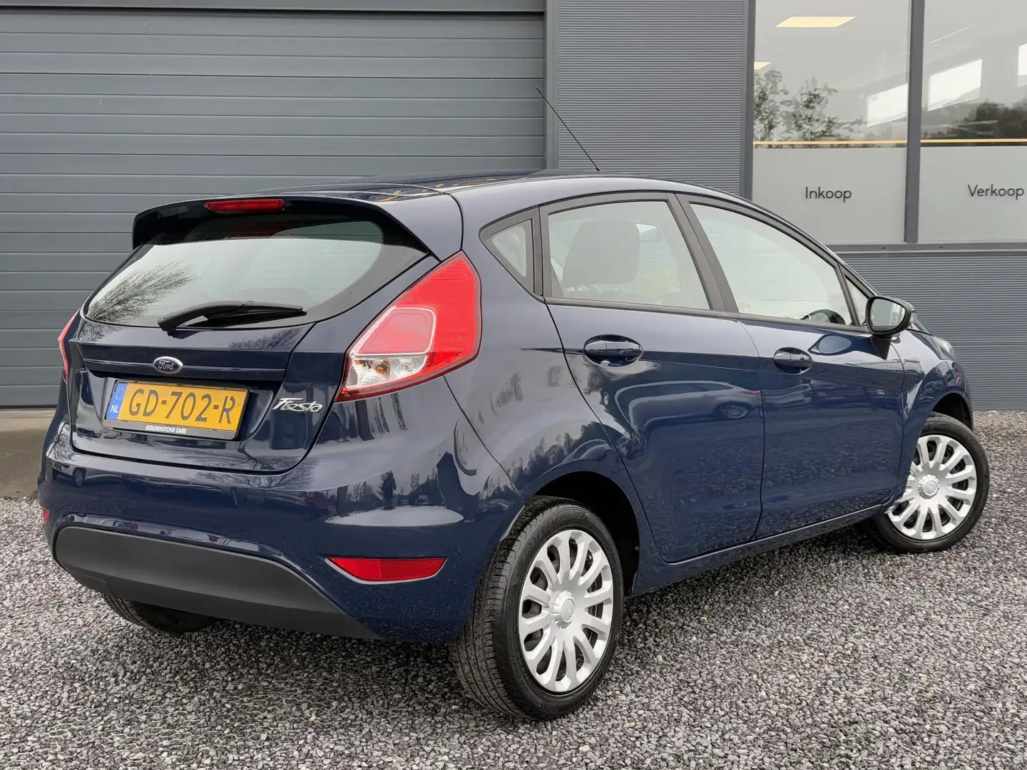 Ford Fiesta 1.0 Style 2e Eigenaar,Navi,Airco,Bluetooth,Elek ra Blauw - 2