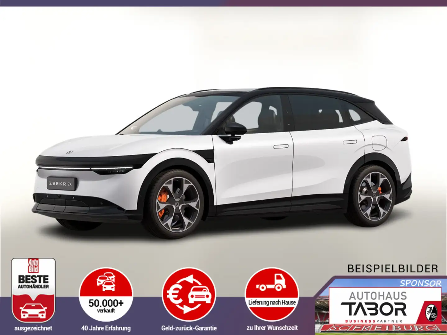 Zeekr 7X BEV 100kWh Privilege AWD Leder Matrix Pano Weiß - 1