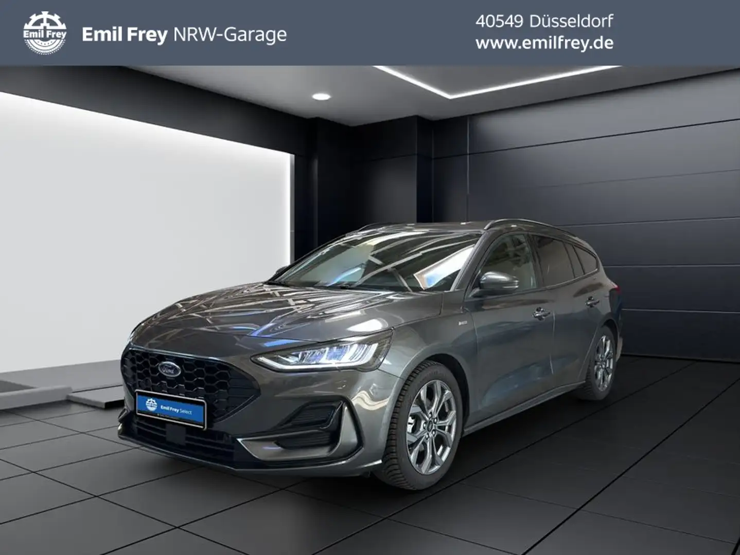 Ford Focus Turnier 1.0 EB Hyb Aut. ST-LINE, AHK, Rfk Grigio - 1