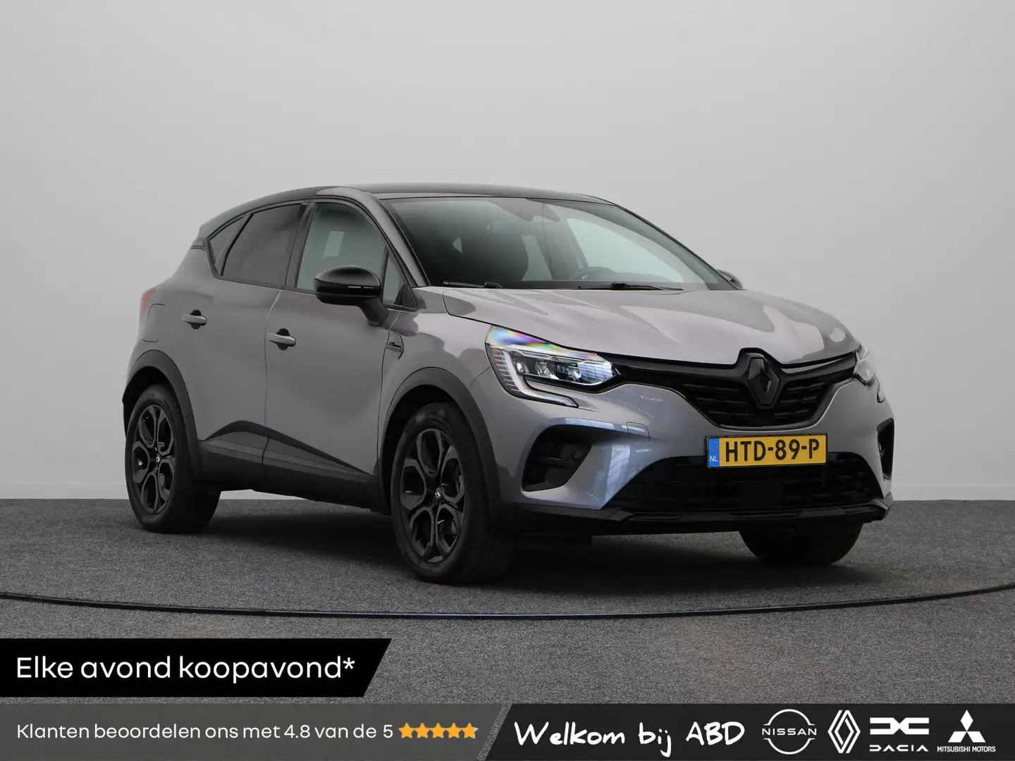 Renault Captur 1.6 E-Tech Hybrid 145 Rive Gauche | Achteruitrij c Gris - 1