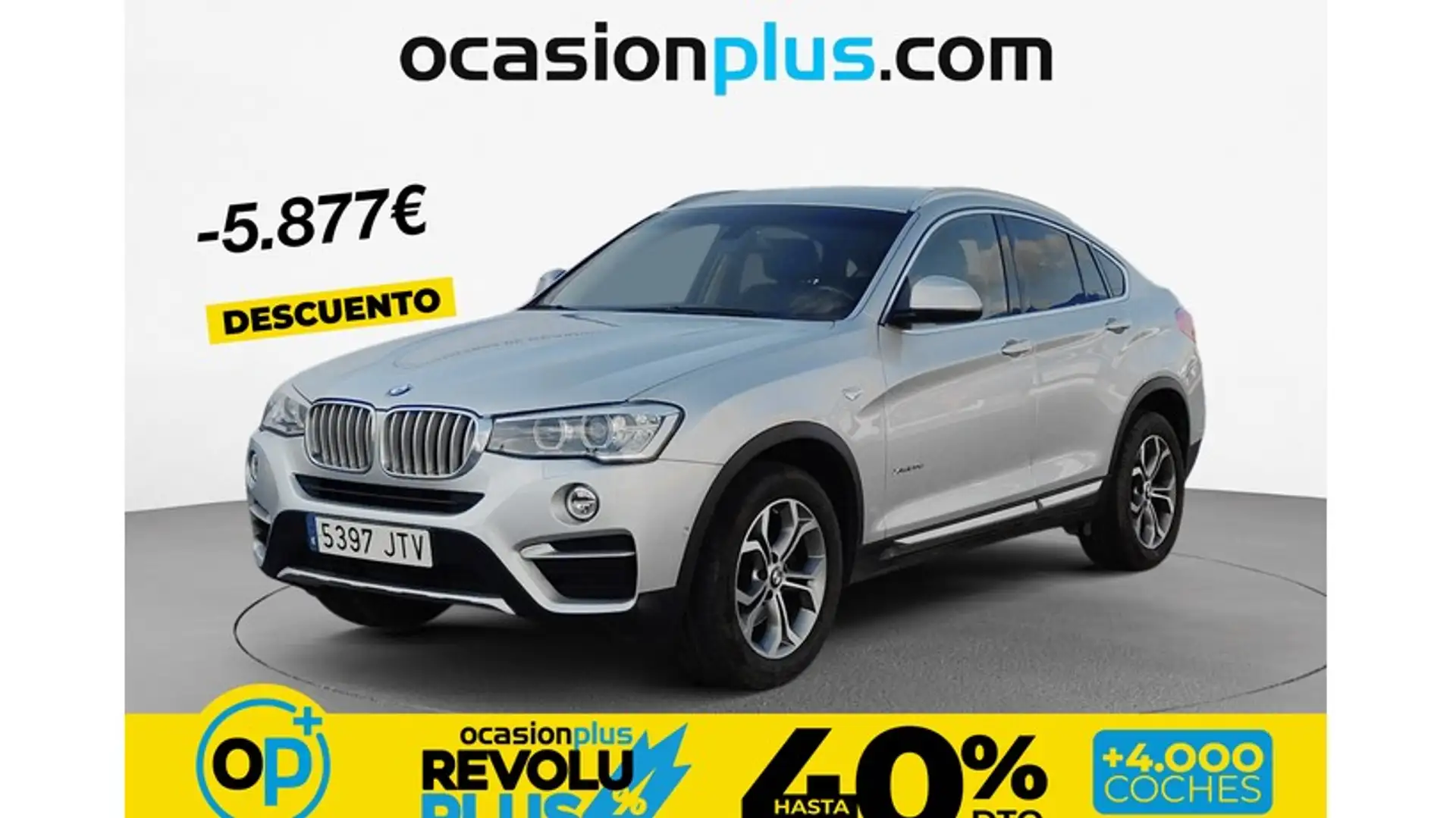 BMW X4 xDrive 20dA Plateado - 1