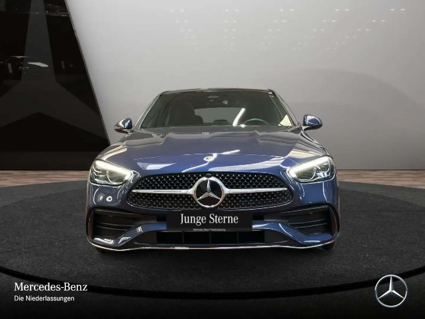 Mercedes-Benz C 180 AMG+PANO+AHK+LED+KAMERA+KEYLESS+9G Blau - 2