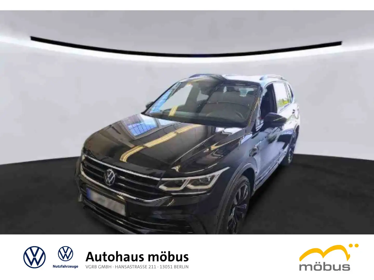 Volkswagen Tiguan Allspace 2.0TSI R-Line 4Motion*AREA*PANO* Schwarz - 2