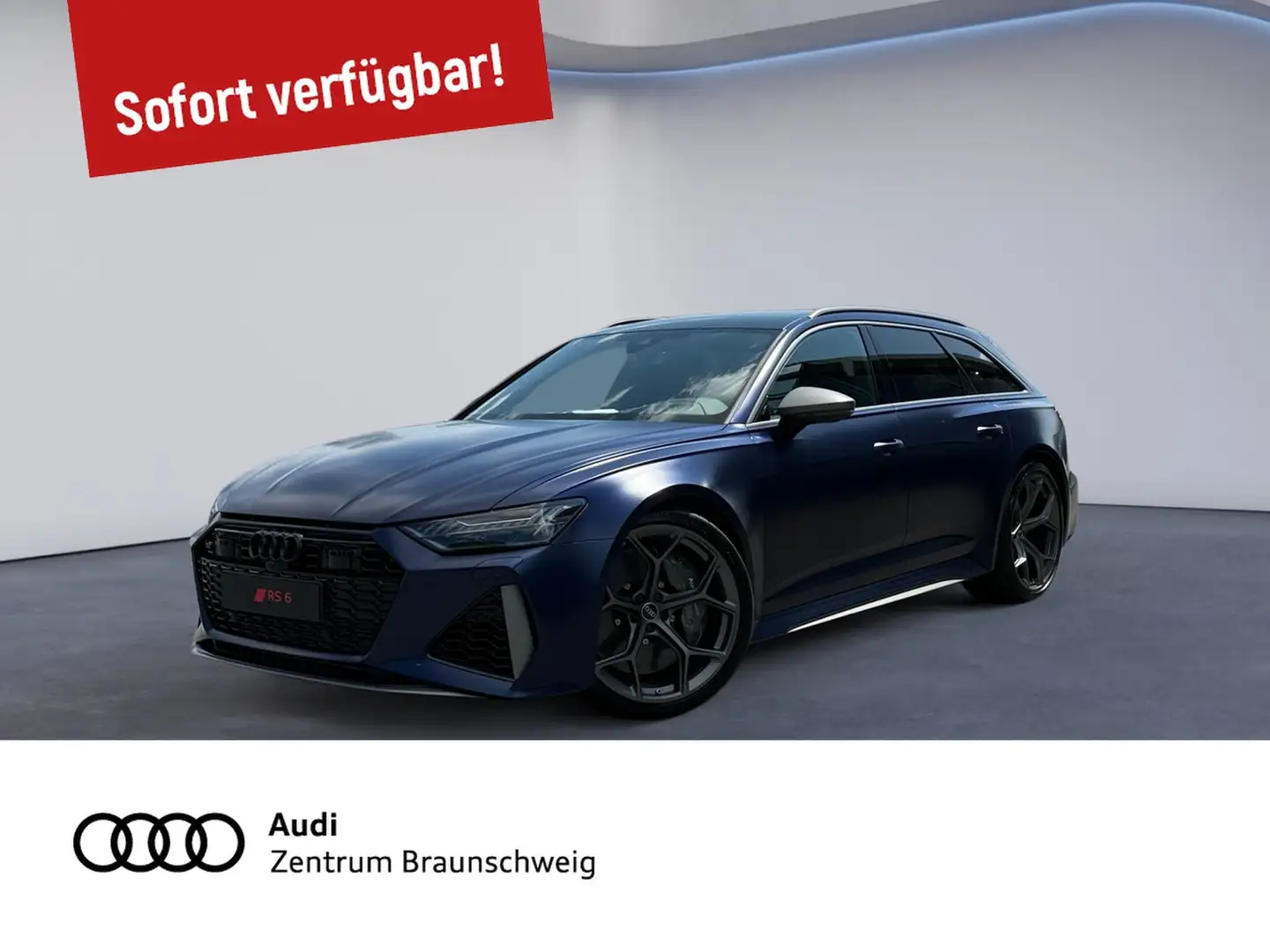 Audi RS6 RS 6 Avant perf. LASER+PANO+STANDHE.+HuD+KERAMIK Bleu - 1