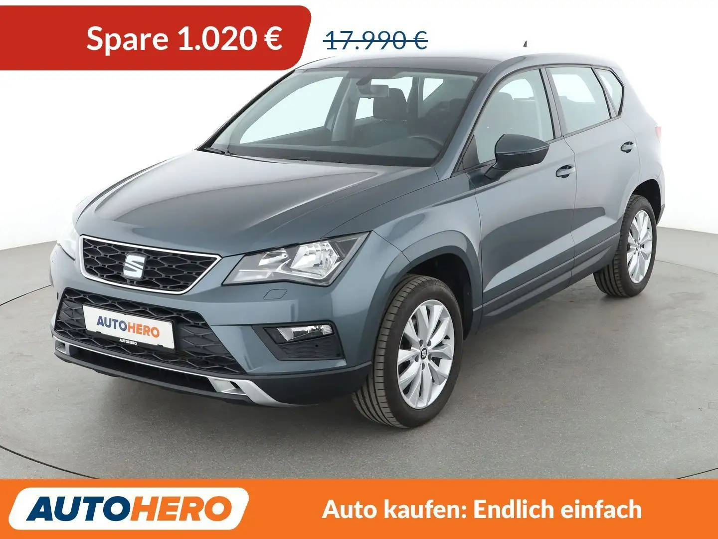 SEAT Ateca 1.5 TSI ACT Style*PDC*SHZ*TEMPO*KLIMA*GARANTIE* Grau - 1