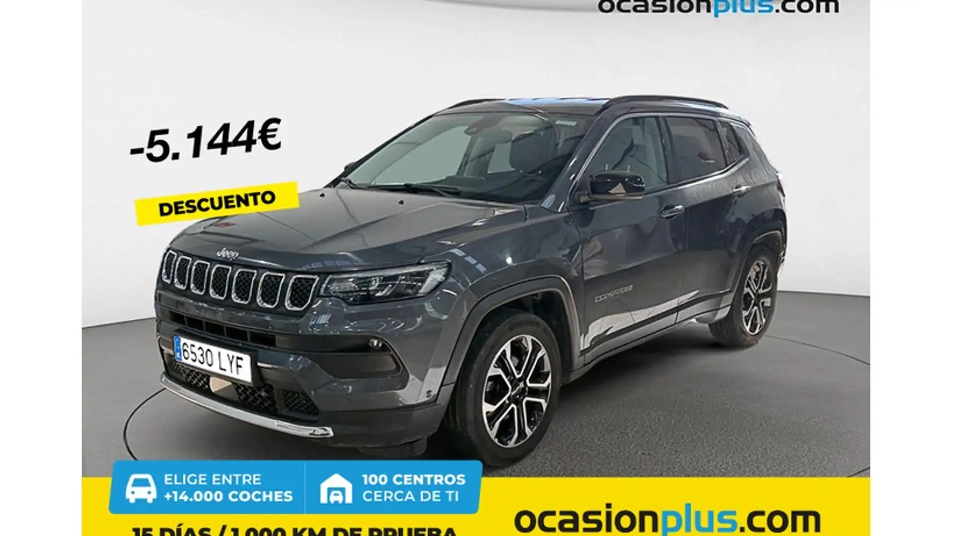 Jeep Compass 1.3 Gse T4 Limited 4x2 130 Gris - 1