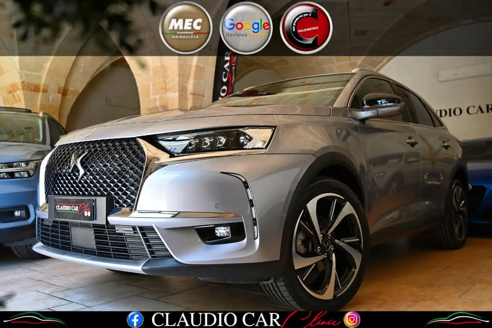 DS Automobiles DS 7 Crossback DS7 Crossback 1.5 bluehdi Grand Chic 130cv auto Argento - 1