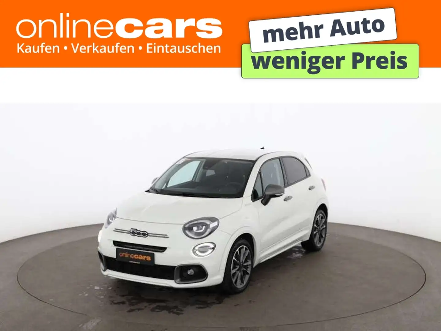 Fiat 500X 1.6 MultiJet 130 LED LEDER TEMPOMAT KLIMA Weiß - 1
