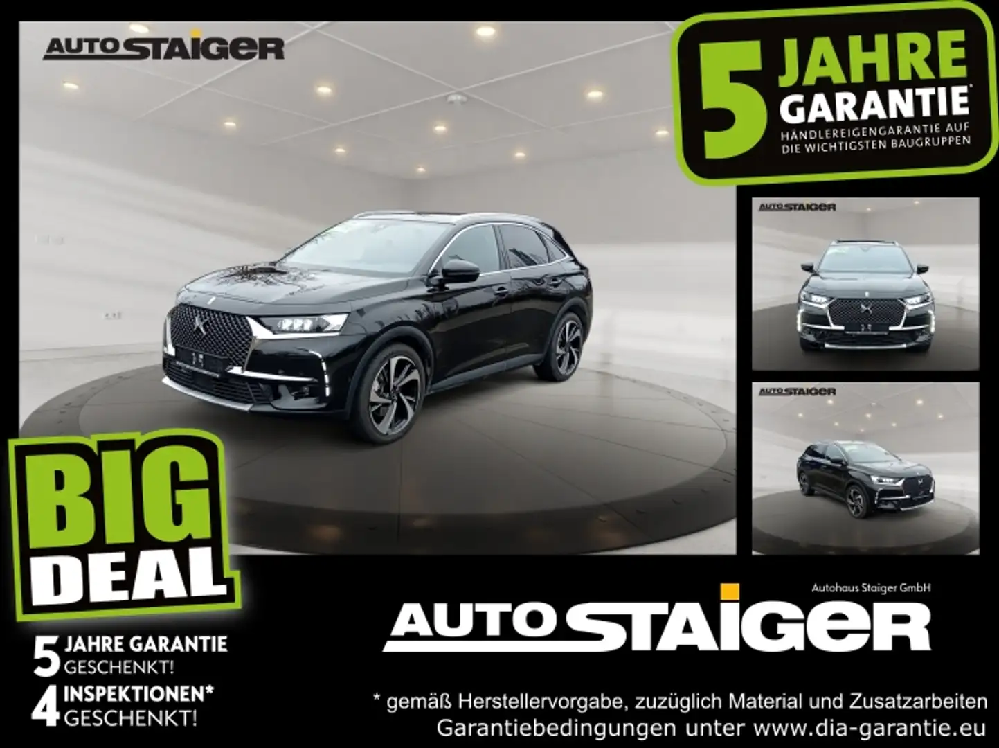 DS Automobiles DS 7 DS7 Rivoli ACC+LED+Navi+SHZ+LM Negro - 1