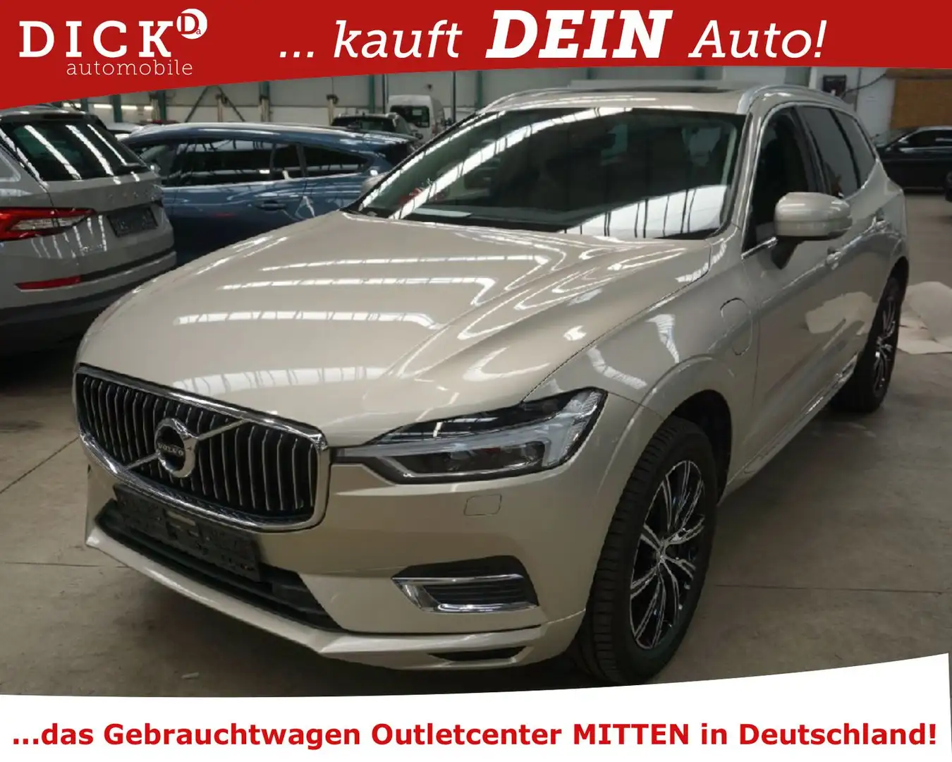 Volvo XC60 T6 AWD Hyb Inscrip LED/ACC/H&K/360°/AHK/8Fa Braun - 1