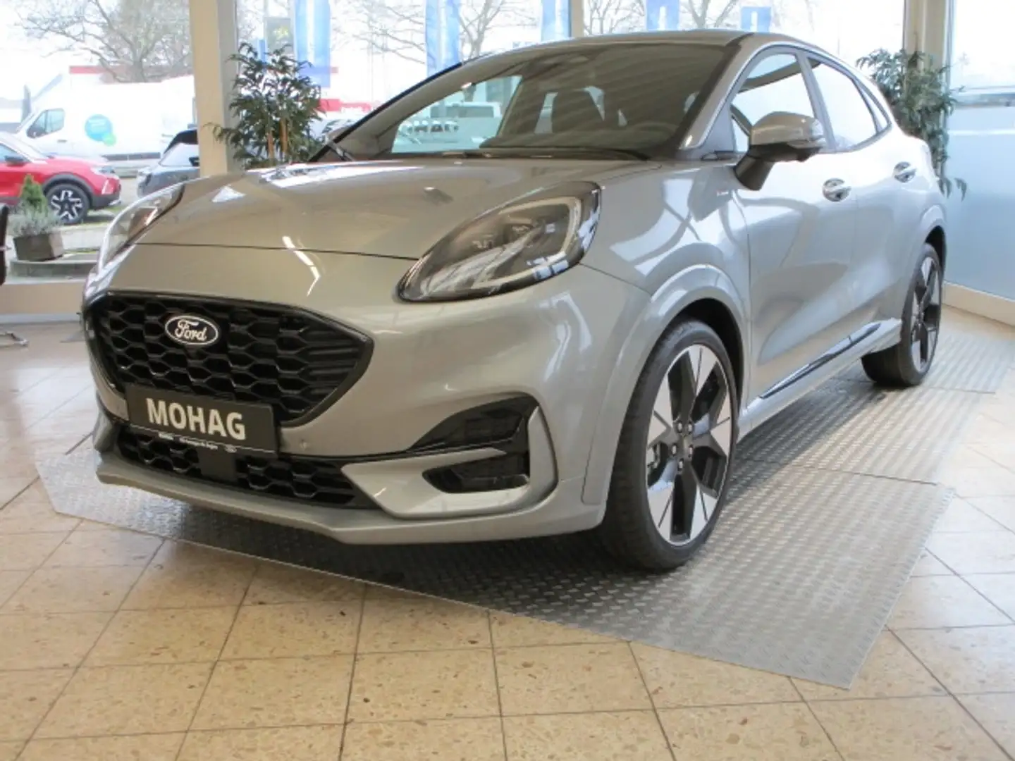Ford Puma ST-Line X 1.0l Hybrid * SHZ- Keyless- Temp* Argent - 1