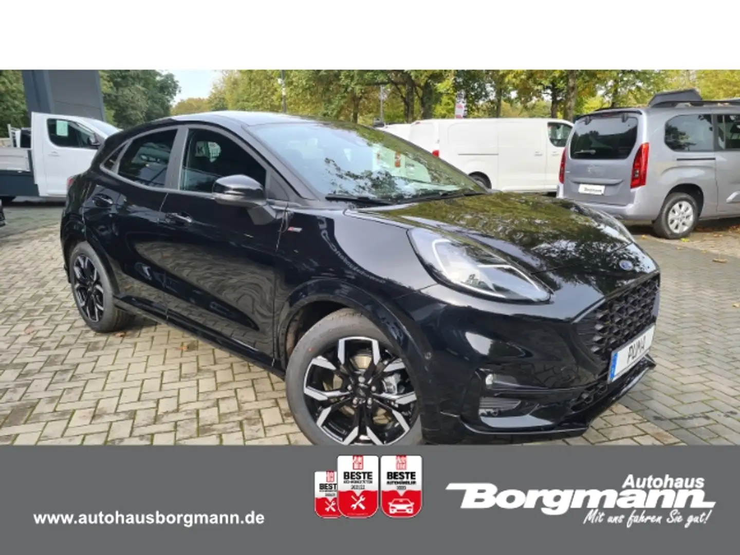 Ford Puma ST-Line X 1.0 EB MHEV 125PS AHK-abnehmbar - Navi - Negro - 1