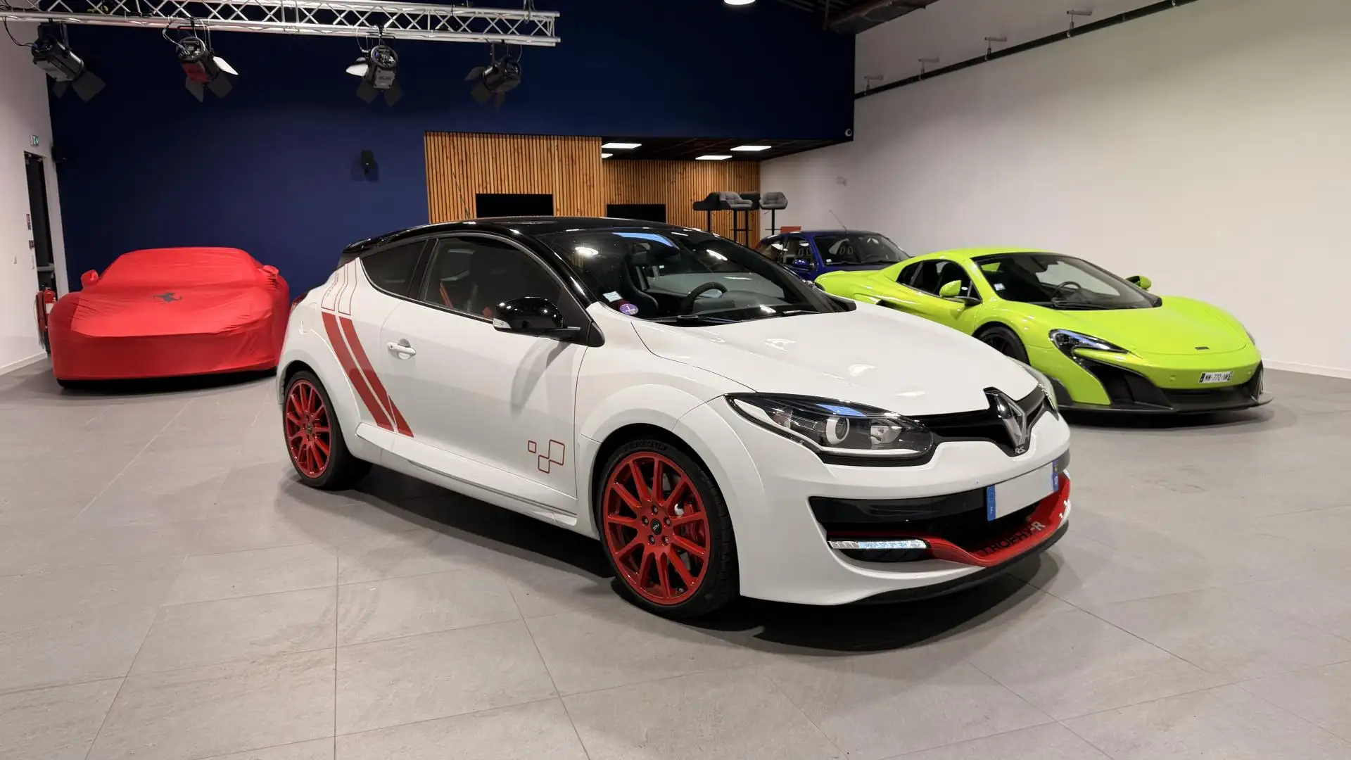 Renault Megane Mégane Coupé 2.0i 16V - 275  III COUPE R.S Trophy-R PHASE 3 Wit - 1