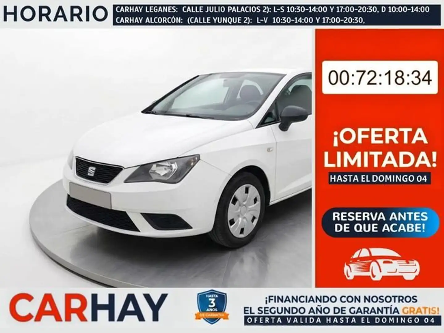 SEAT Ibiza SC 1.4 TDI 90cv Reference Blanco - 1