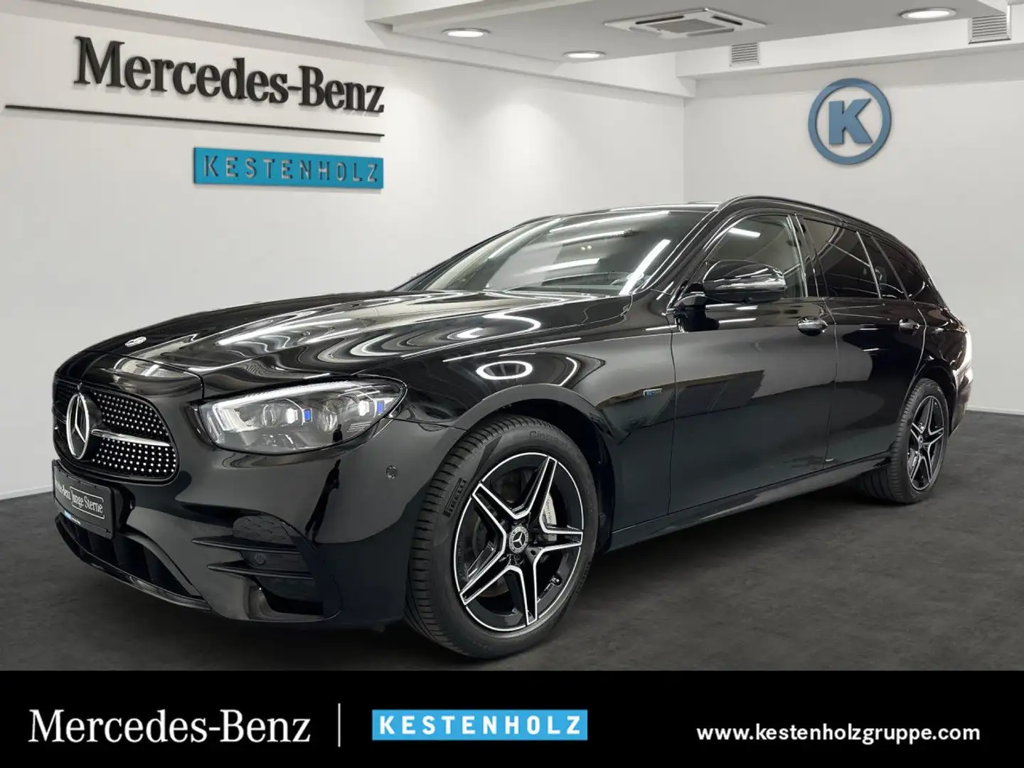 Mercedes-Benz E 300 e T AMG Fahrass WideScreen Multibeam AHK PTS Nero - 1