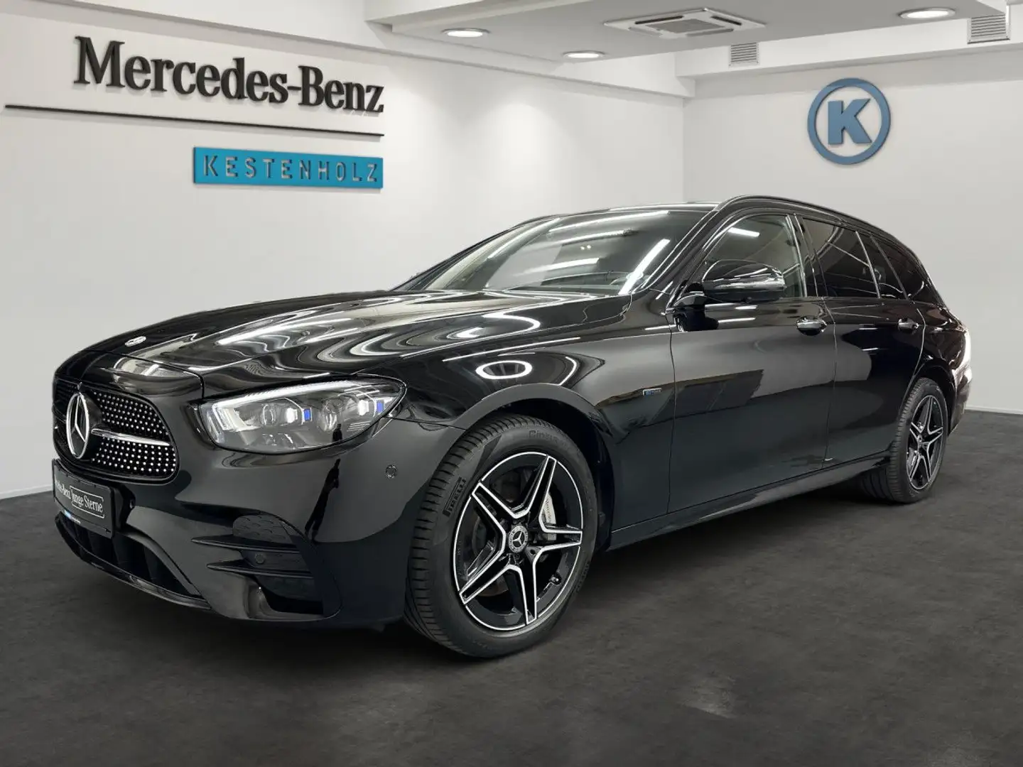 Mercedes-Benz E 300 e T AMG Fahrass WideScreen Multibeam AHK PTS Nero - 2