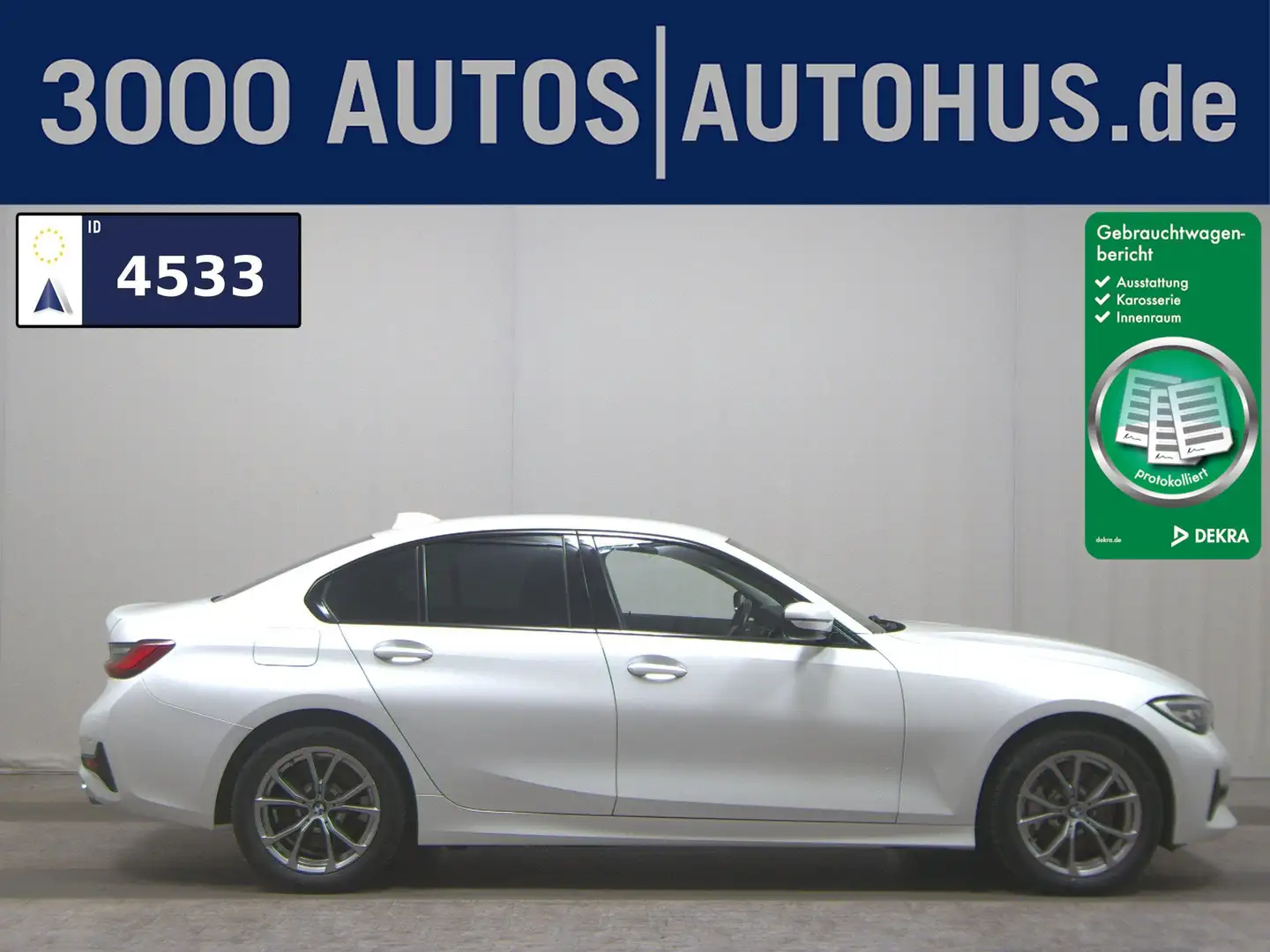 BMW 330 e Sport-Line T-Leder Navi LED LC-Pro Hifi Weiß - 1