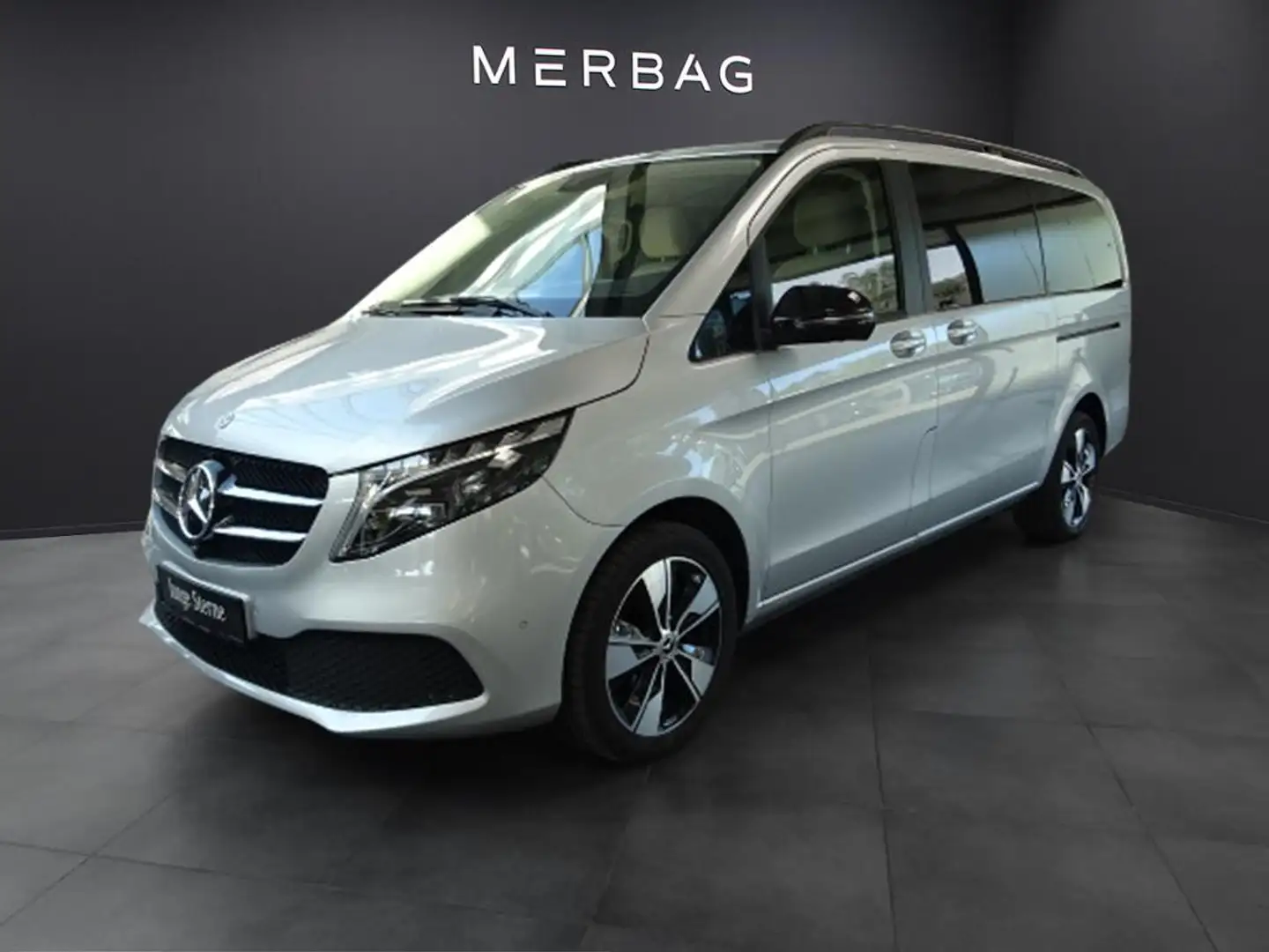 Mercedes-Benz V 300 d  *Avantgarde Lang Distro Night elTüren Zilver - 2
