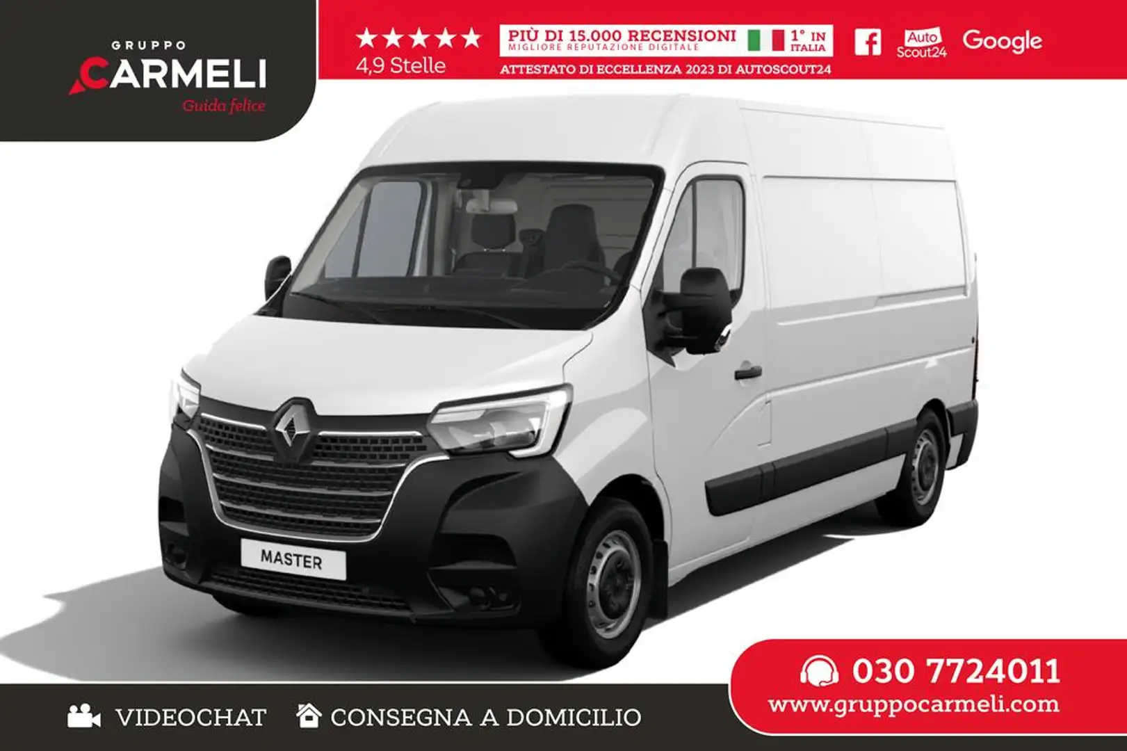 Renault Master T33 2.3 dci 135cv L2H2 Ice E6d-temp AUTOCARRO-IVA Blanco - 1