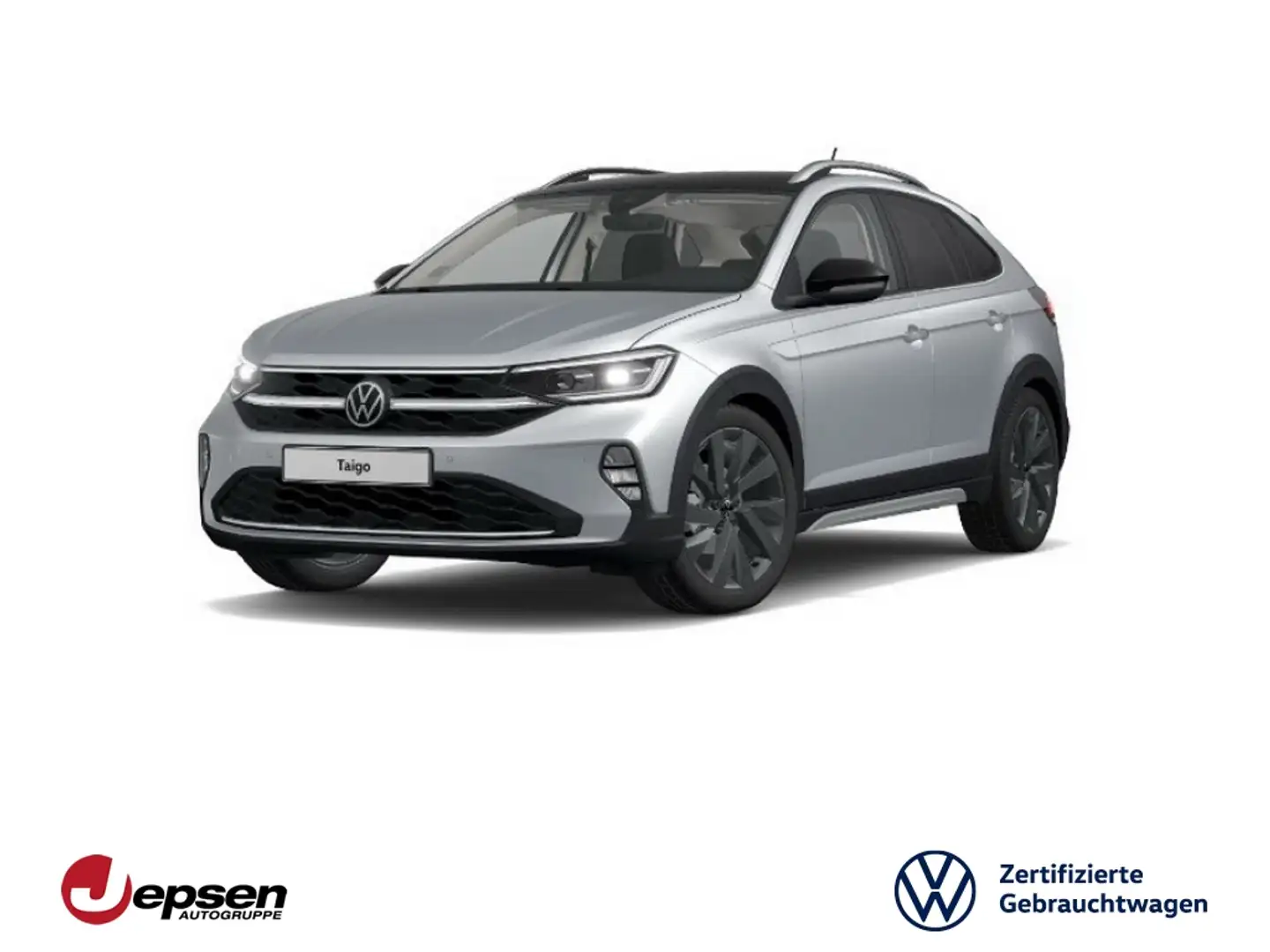 Volkswagen Taigo Style 1.0 TSI DSG AHK+ACC+Matrix+dyn.Licht Silber - 1