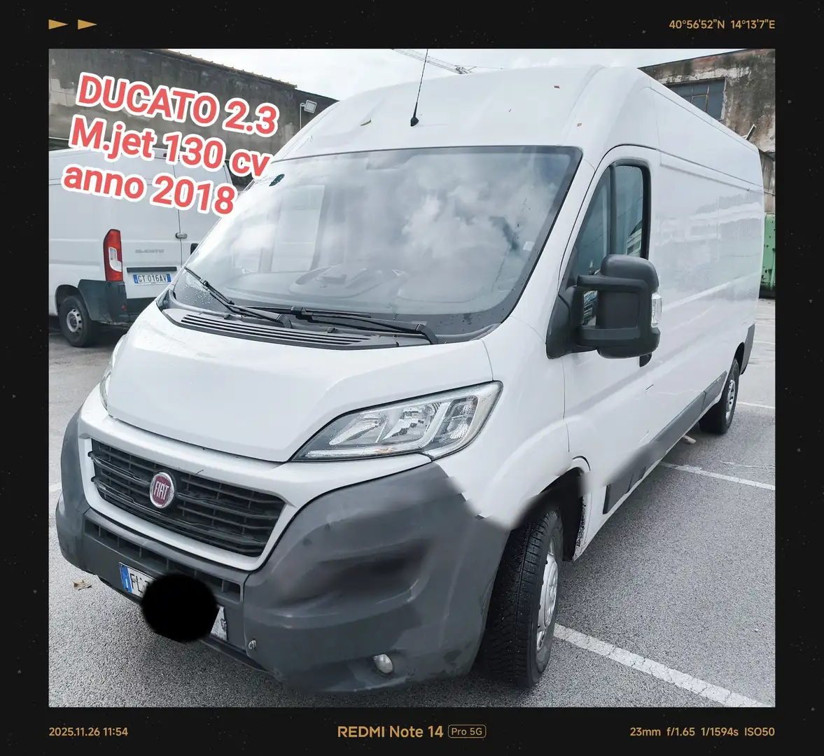 Fiat Ducato alto e prolungato 2.3 Multijet 130 CV. - 2