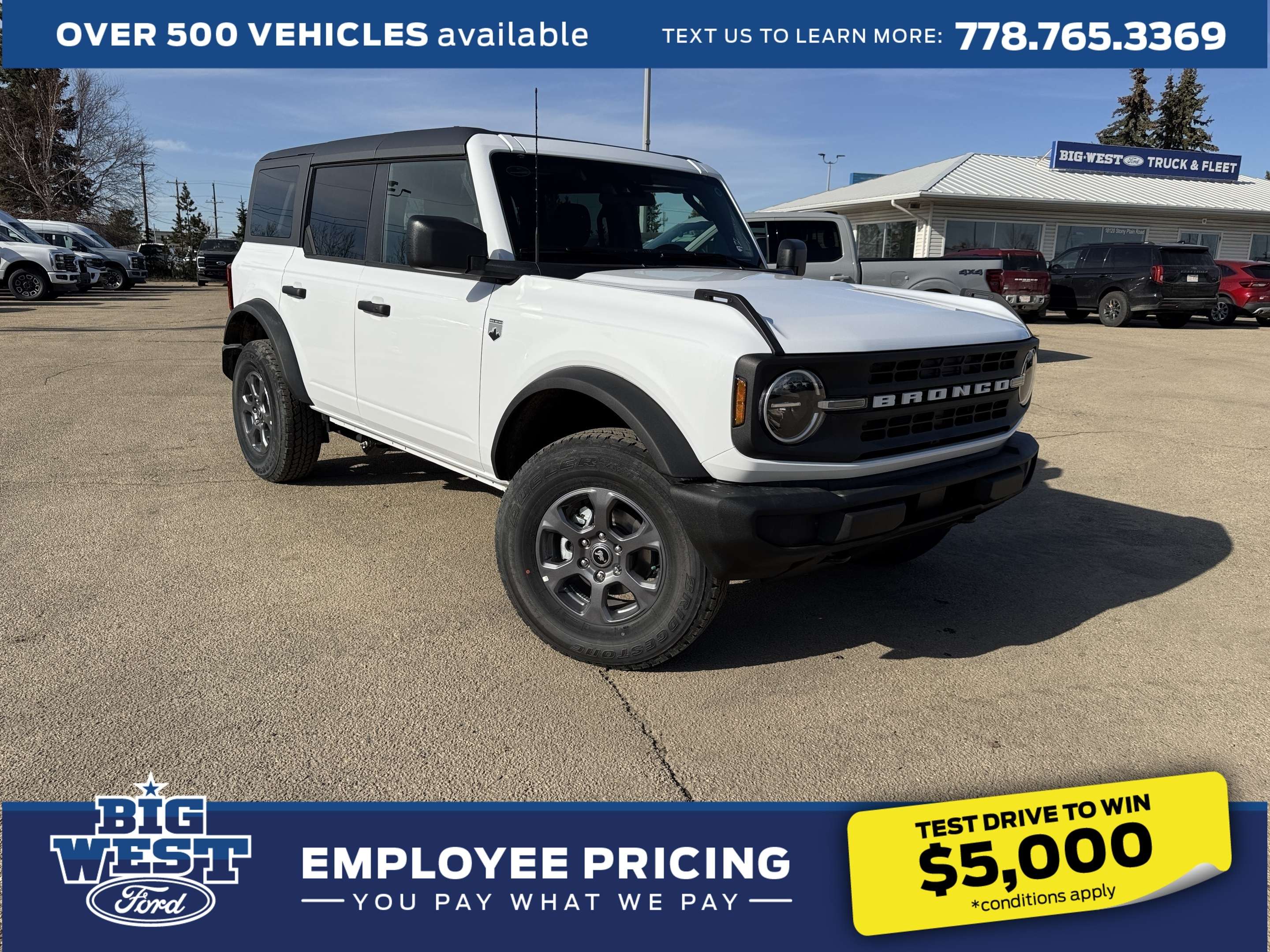 White 2026 Ford Bronco SUV / Crossover Four-Wheel Drive Automatic
