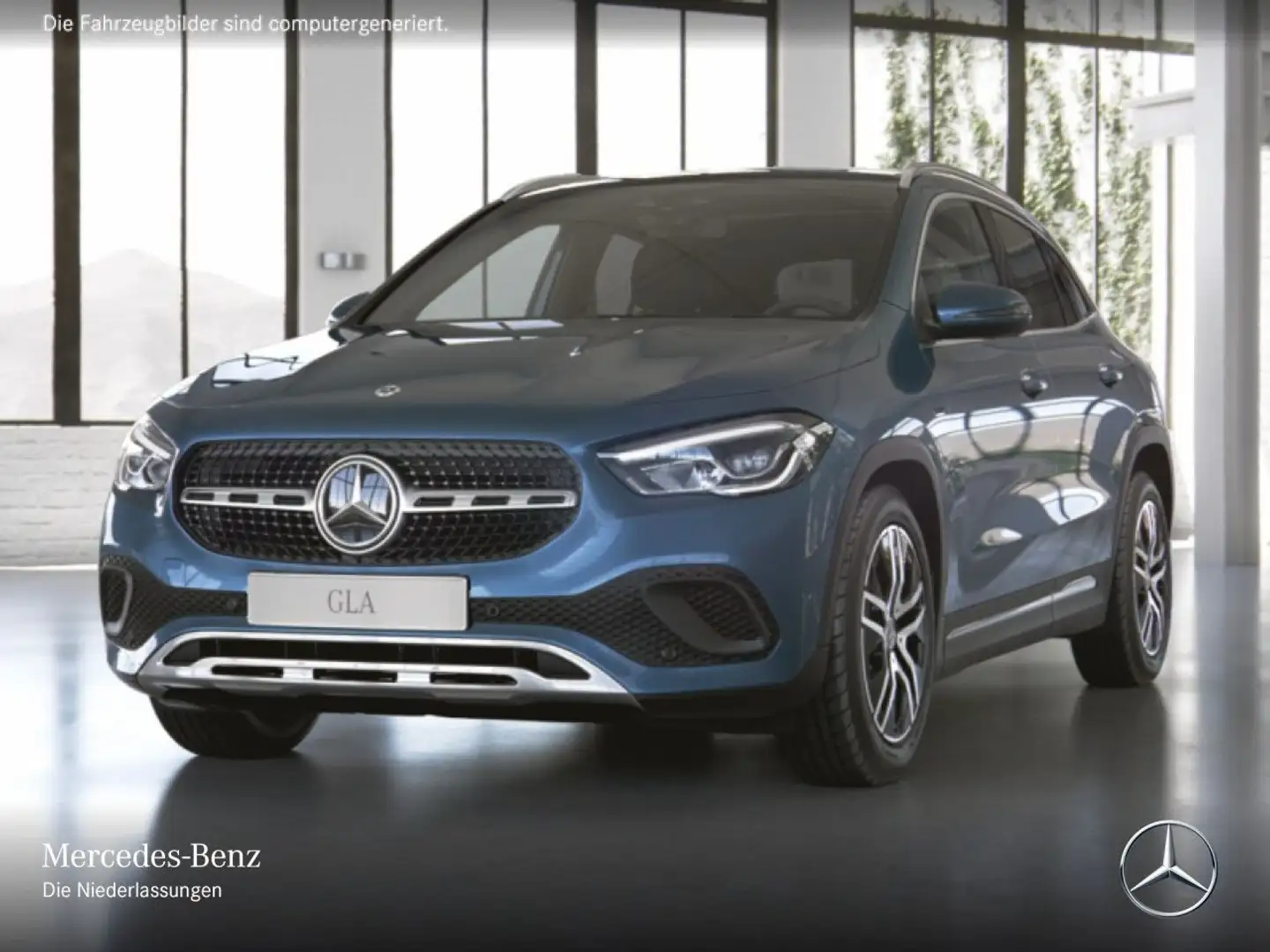 Mercedes-Benz GLA 250 e PROGRESSIVE+PANO+LED+KAMERA+8G Bleu - 2