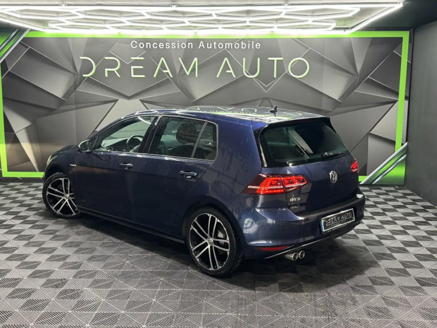 Volkswagen Golf 2.0 TDI 184CH BLUEMOTION TECHNOLOGY FAP GTD 5P Bleu - 2