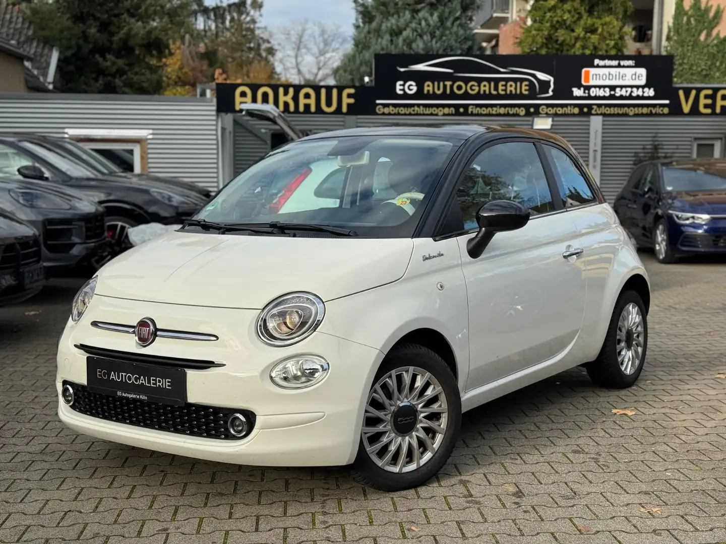 Fiat 500 Dolcevita*BI-COLOR*APPLE CARPLAY*PDC*LEDER Blanc - 1