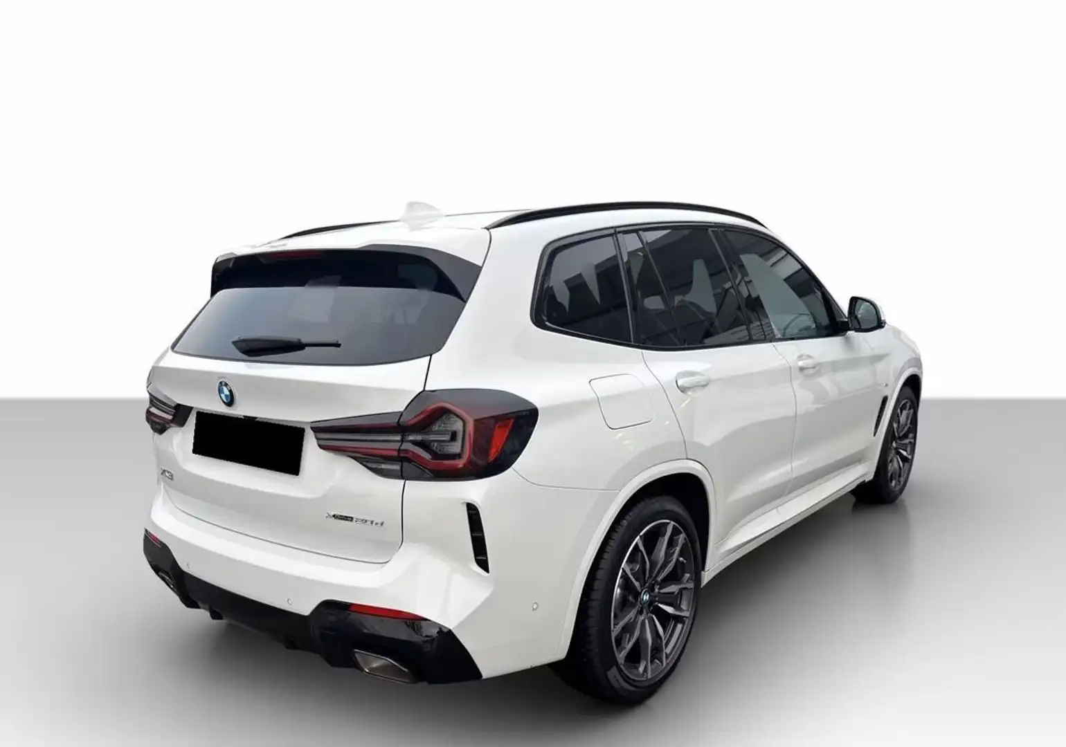 BMW X3 xDrive20d 190ch M Sport ACC-GPS-LED-TOIT OUVRANT PANORAMIQUE-BLANC-JANTES 20 Weiß - 2