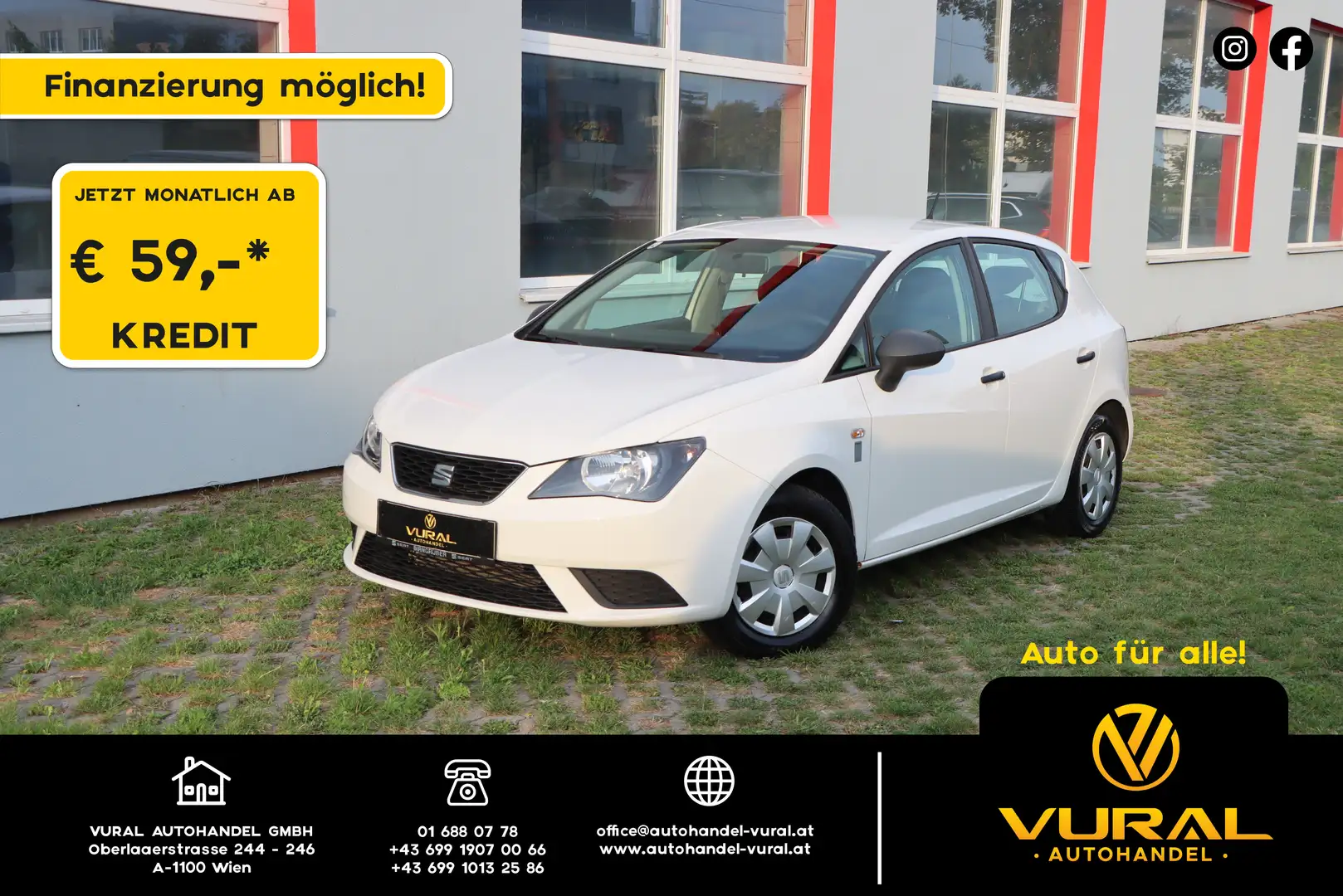 SEAT Ibiza Reference Weiß - 1