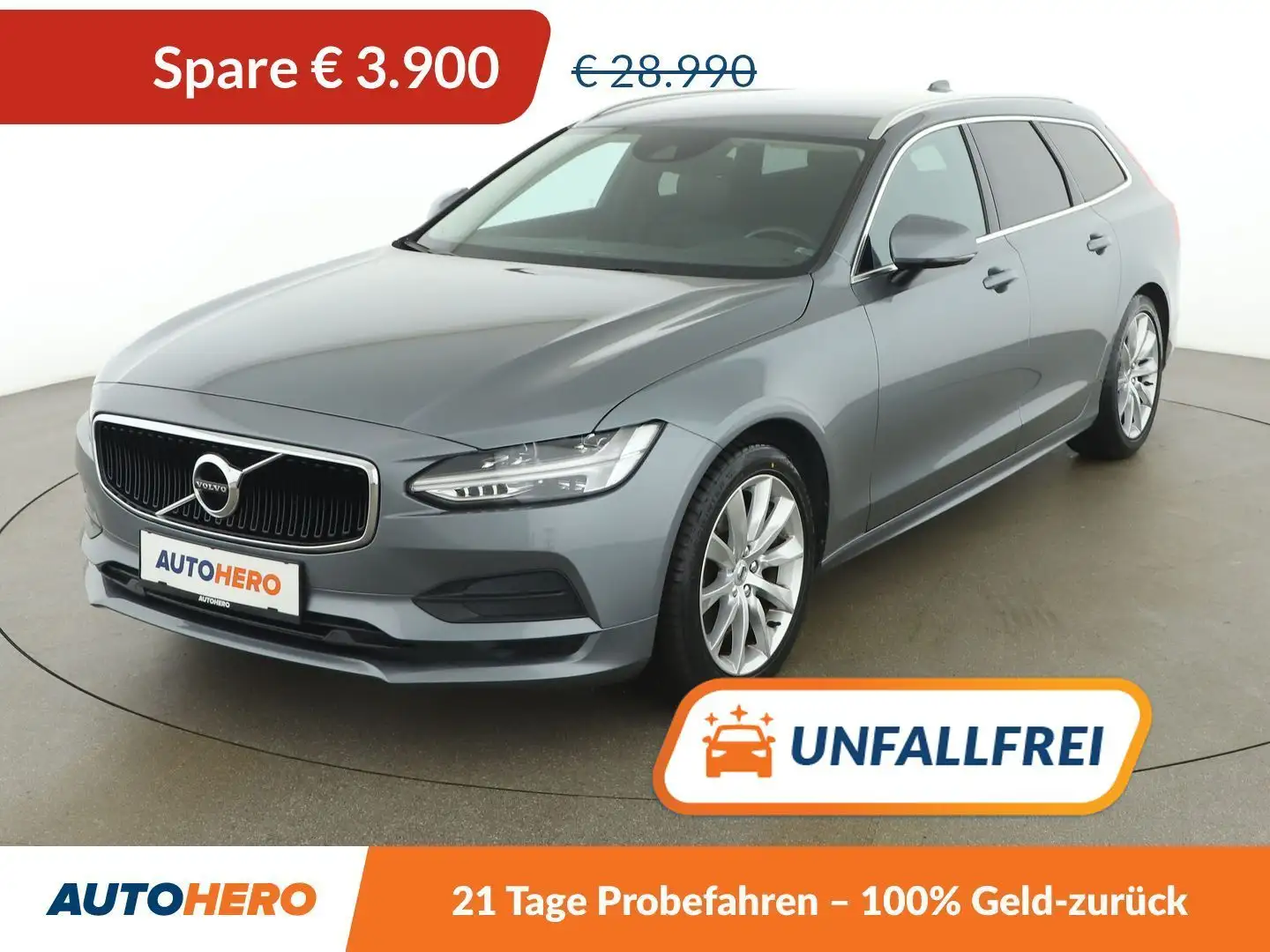 Volvo V90 2.0 T4 Momentum Grau - 1
