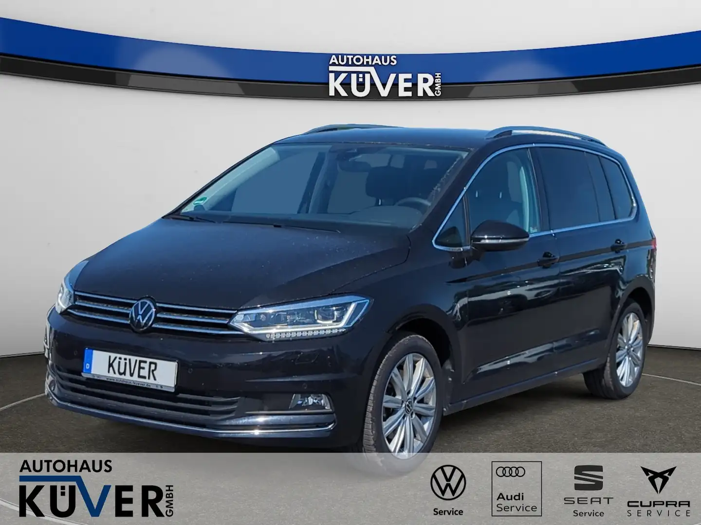 Volkswagen Touran Highline 1,5 TSI DSG Navi+ACC+LED+Shzg. Schwarz - 1