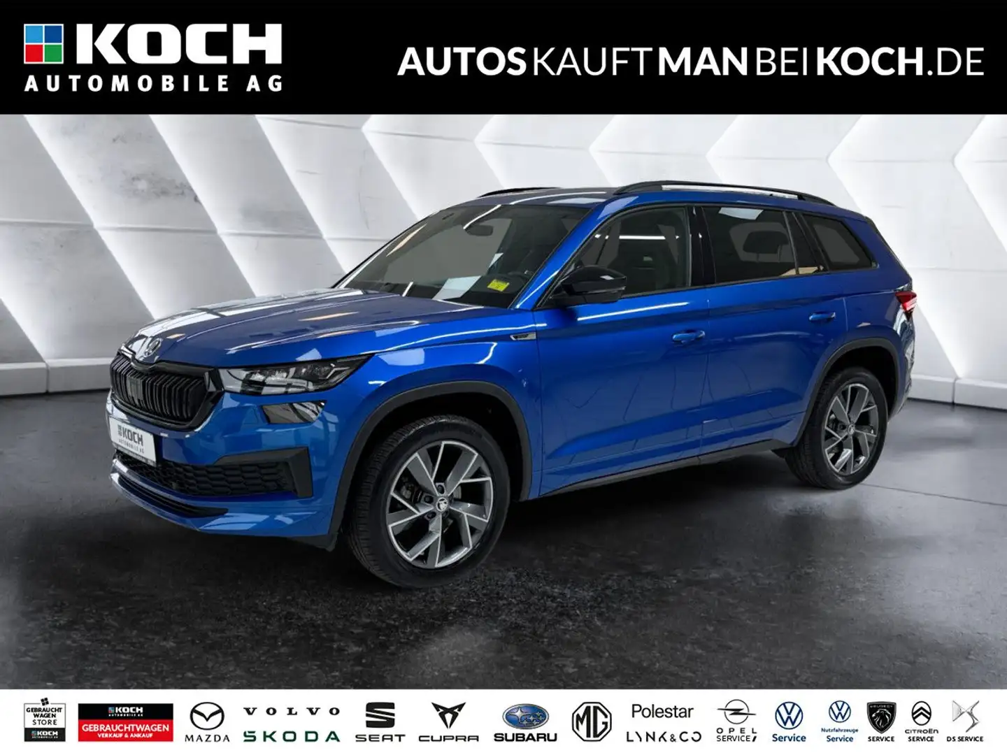 Skoda Kodiaq 1.5 TSI DSG Sportline PDC ACC MATRIX NAVI Blau - 1