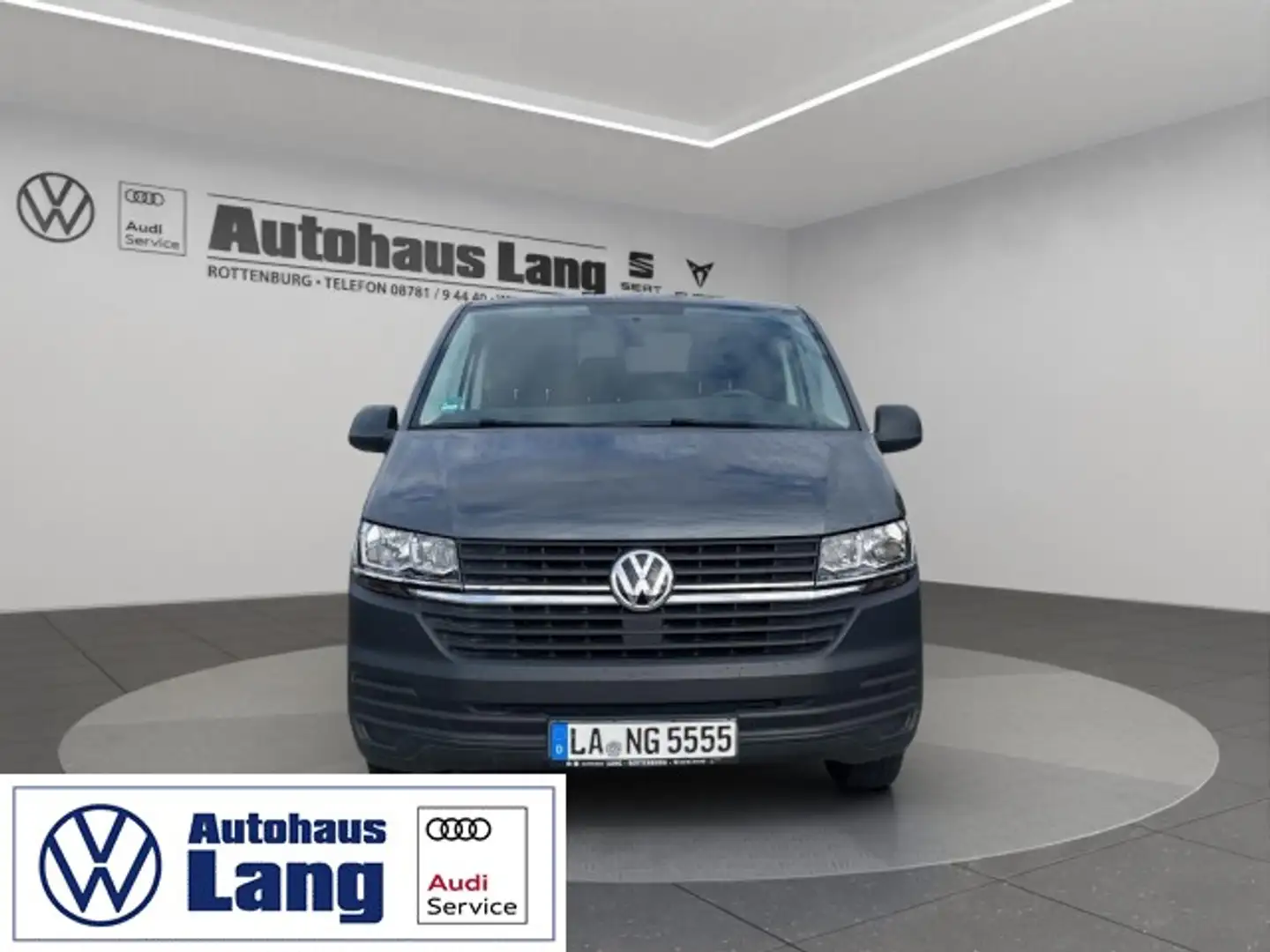 Volkswagen T6.1 Transporter 2.0 TDI Kasten L1H1 PDC Hecktüren DAB+ Klima FWD Grau - 1